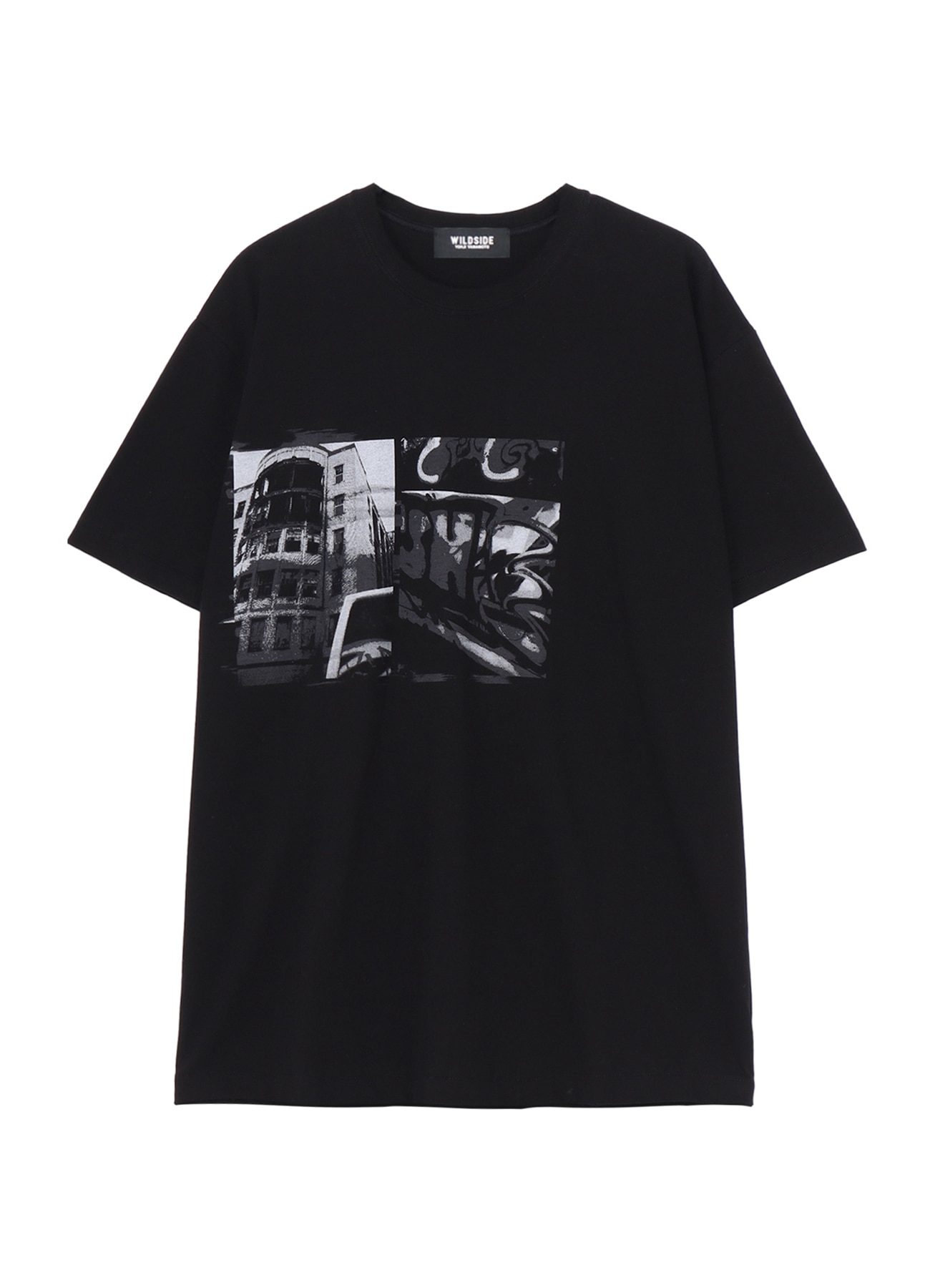 [10 Sep 12:00 JST release] WILDSIDE×Dear Stranger Graphic T-shirt (Abandoned Building)