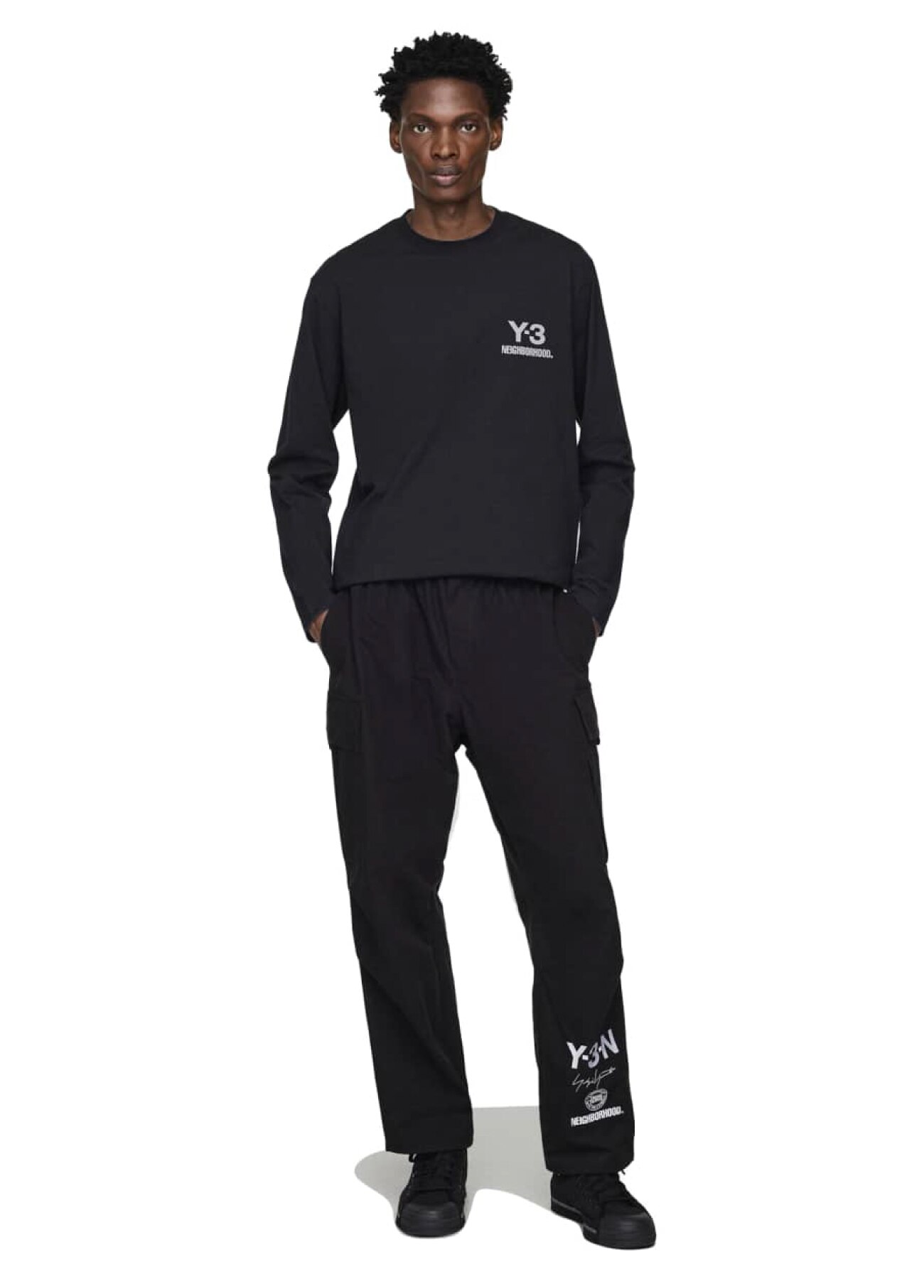 Y-3 NBHD LOGO LS TEE_6