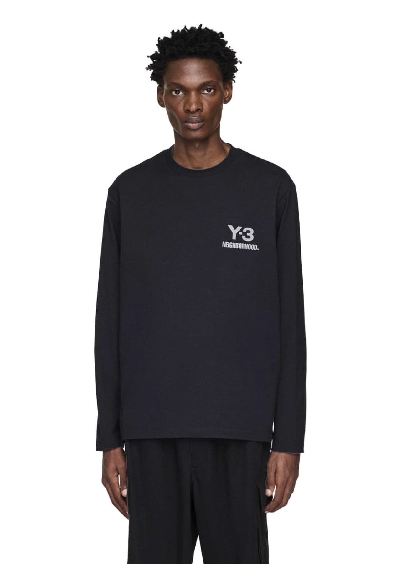 Y-3 NBHD LOGO LS TEE_4
