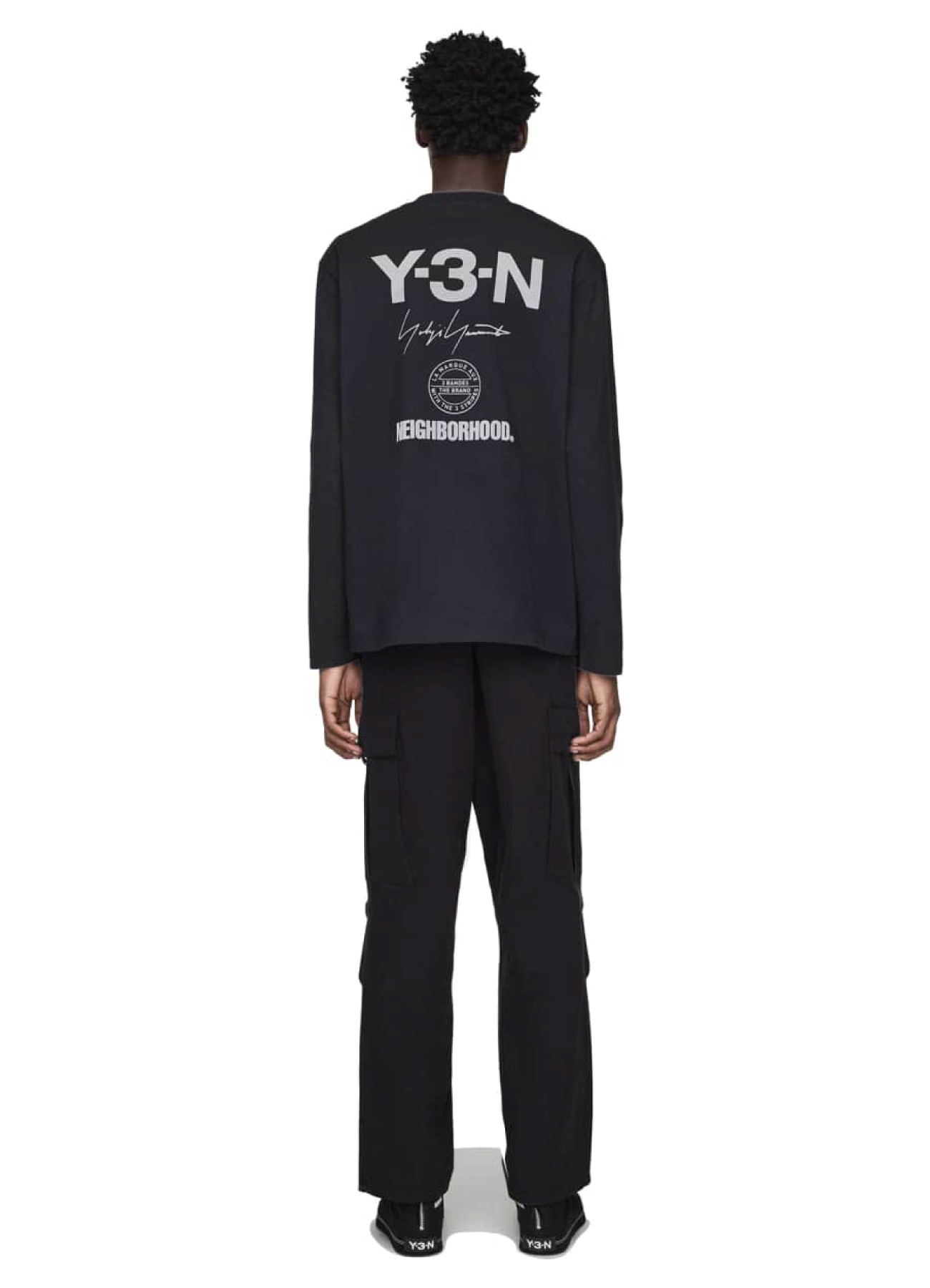 Y-3 NBHD LOGO LS TEE_5