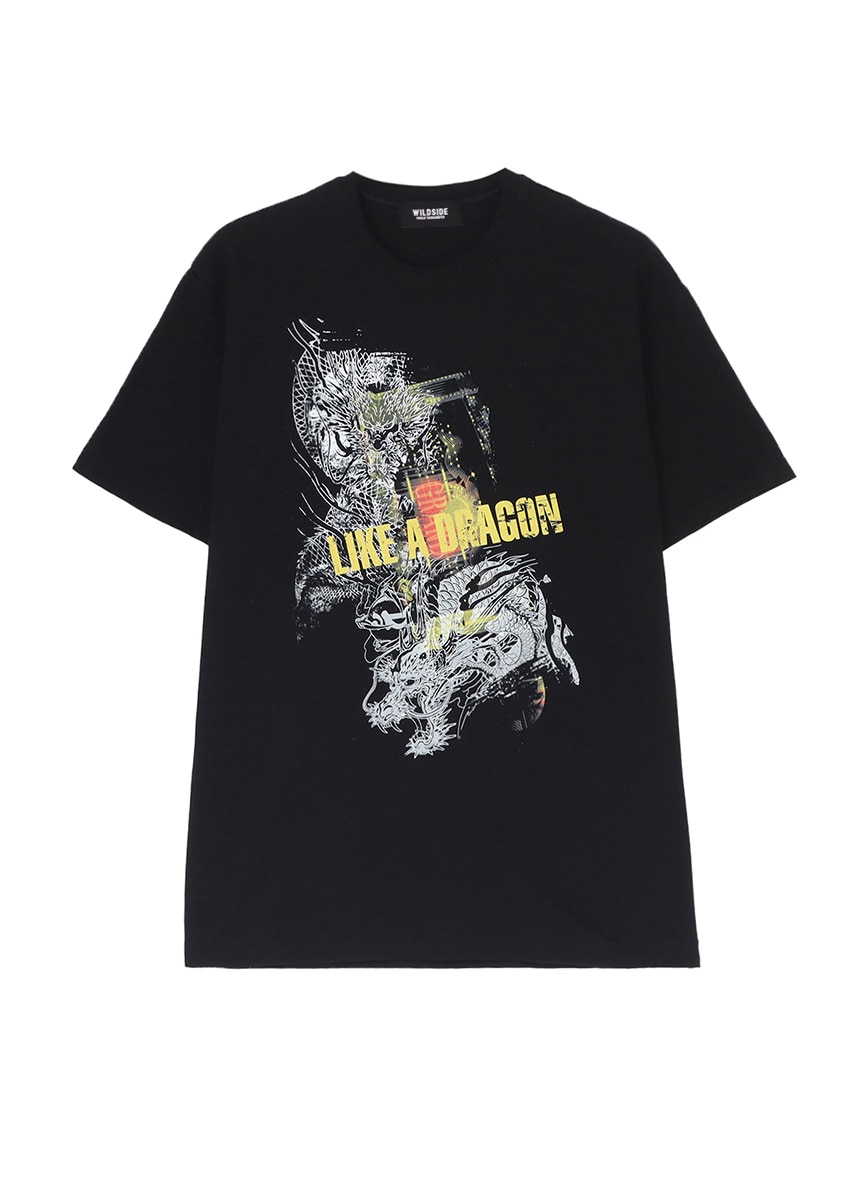 [7/23 12:00(JST) Release]WILDSIDE × RYU GA GOTOKU STUDIO Short Sleeve T-shirt(Dragons)