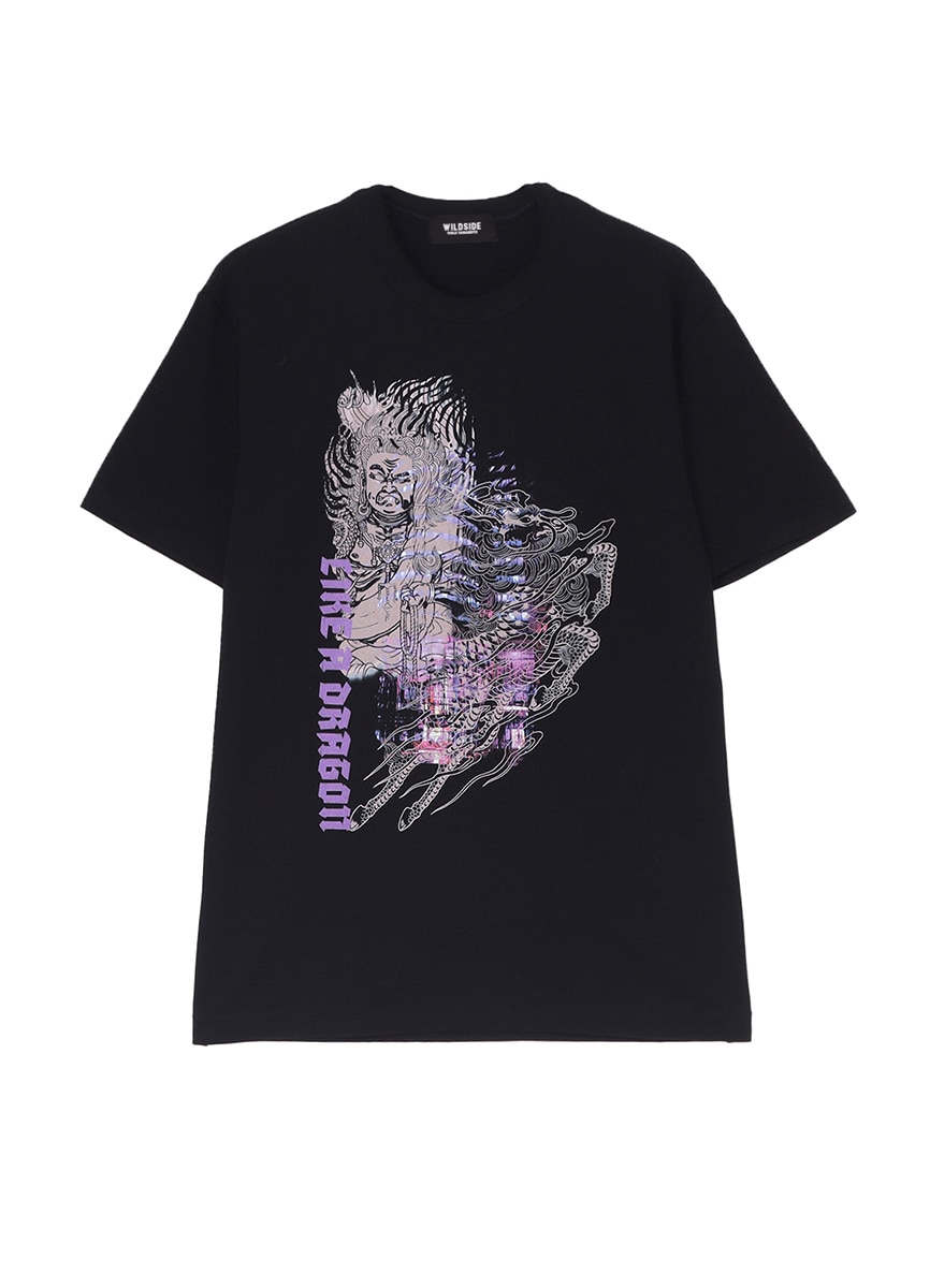 [7/23 12:00(JST) Release]WILDSIDE × RYU GA GOTOKU STUDIO Short Sleeve T-shirt(Acala/Kylin)