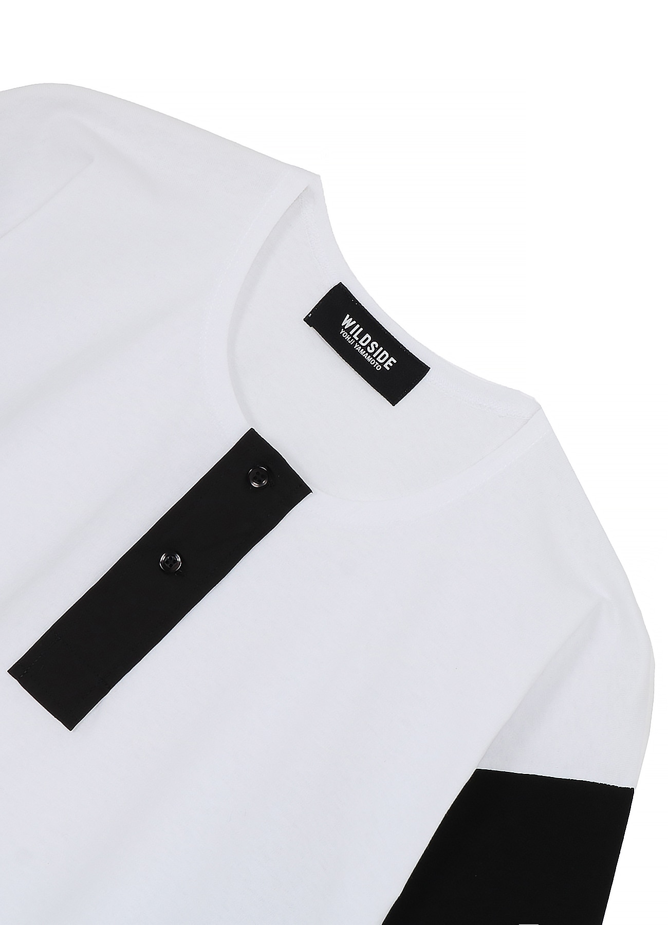 WILDSIDE×Lee Kung Man WHITE 2 BUTTONS SHIRT_3