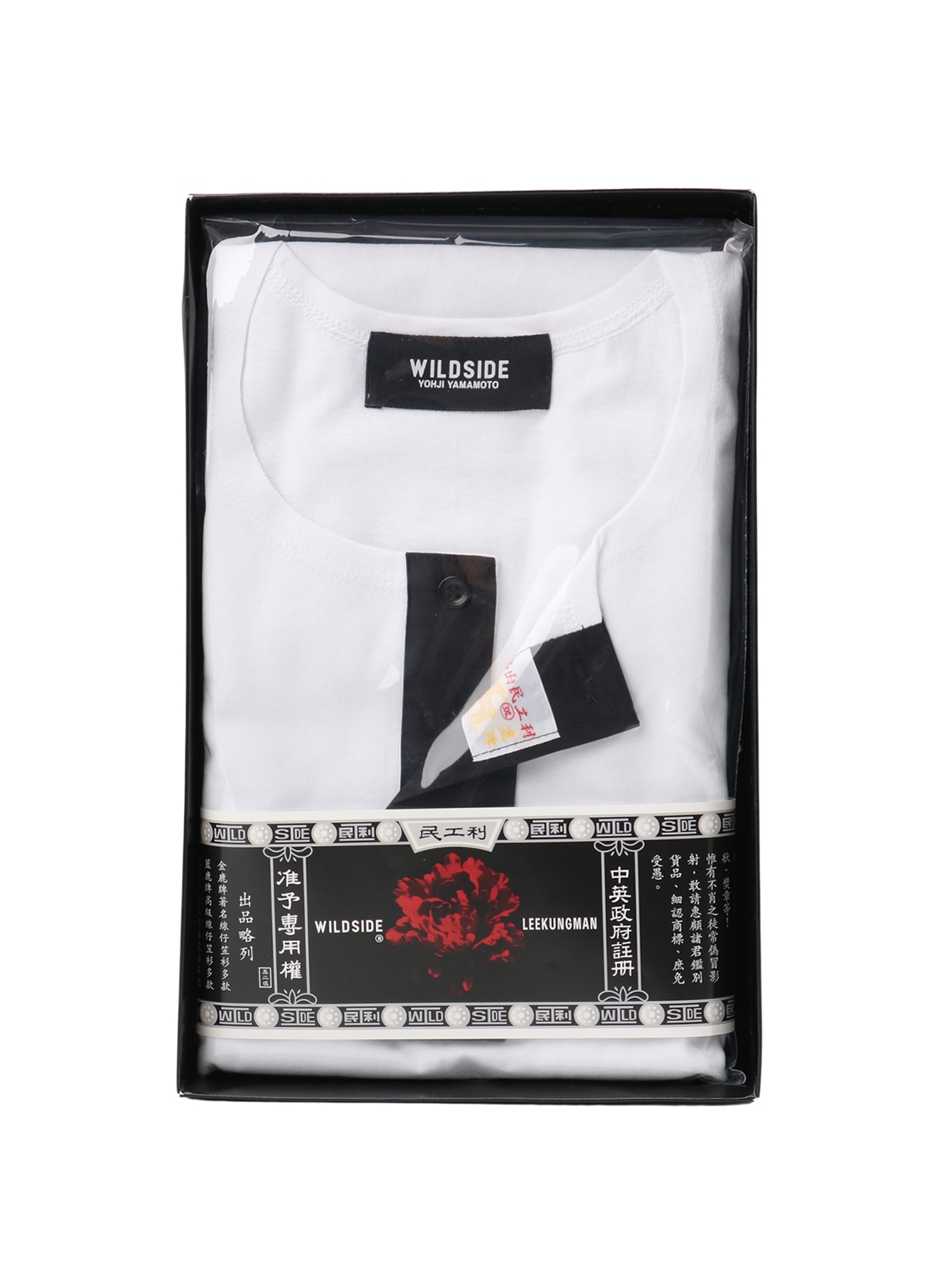 WILDSIDE×Lee Kung Man WHITE 2 BUTTONS SHIRT_6