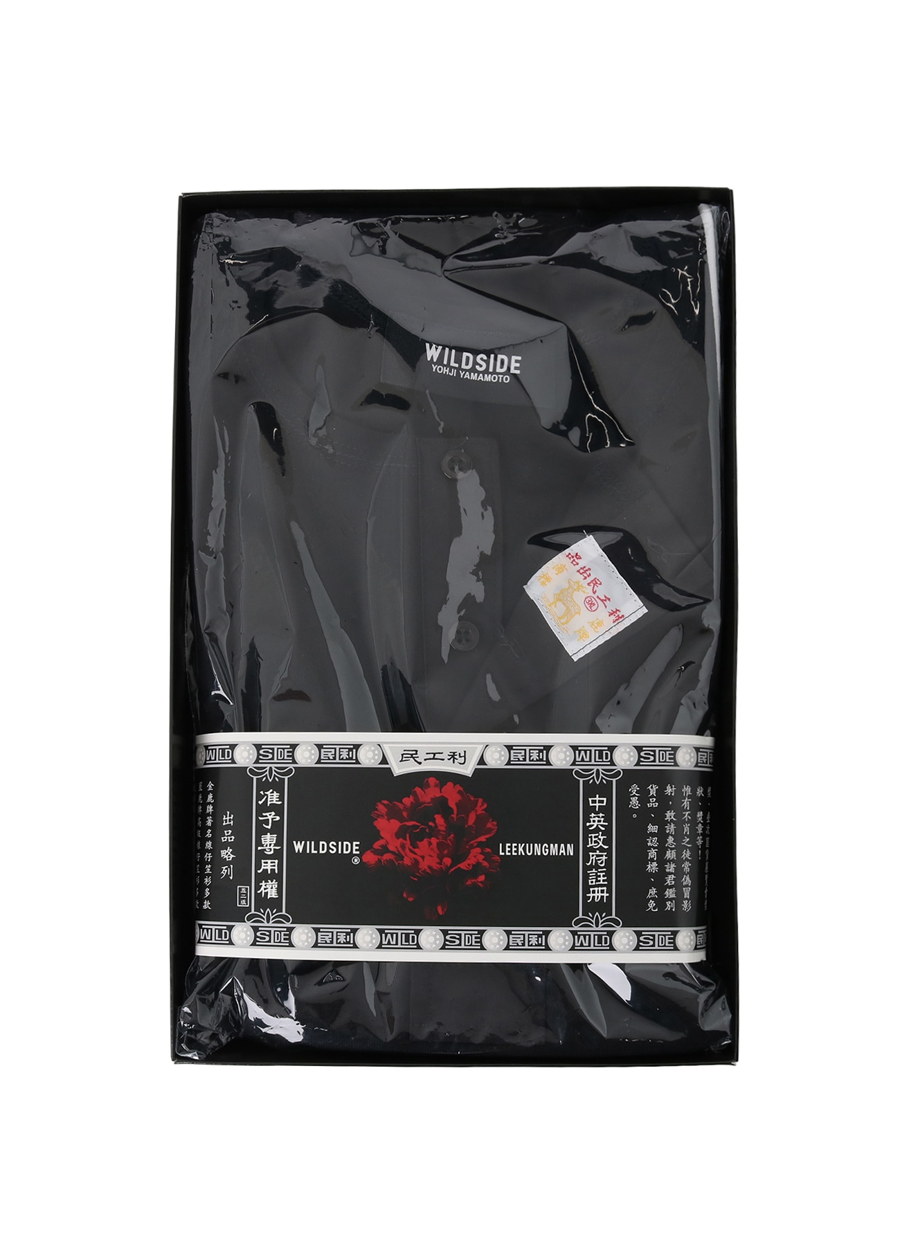 WILDSIDE×Lee Kung Man BLACK 3 BUTTONS SHIRT_6