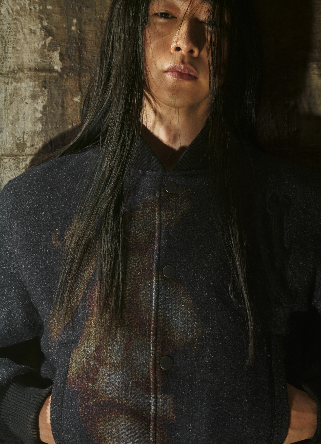 [26 Nov 12:00 JST release] WILDSIDE x M A S U WOMAN PORTRAIT VARSITY JACKET_3