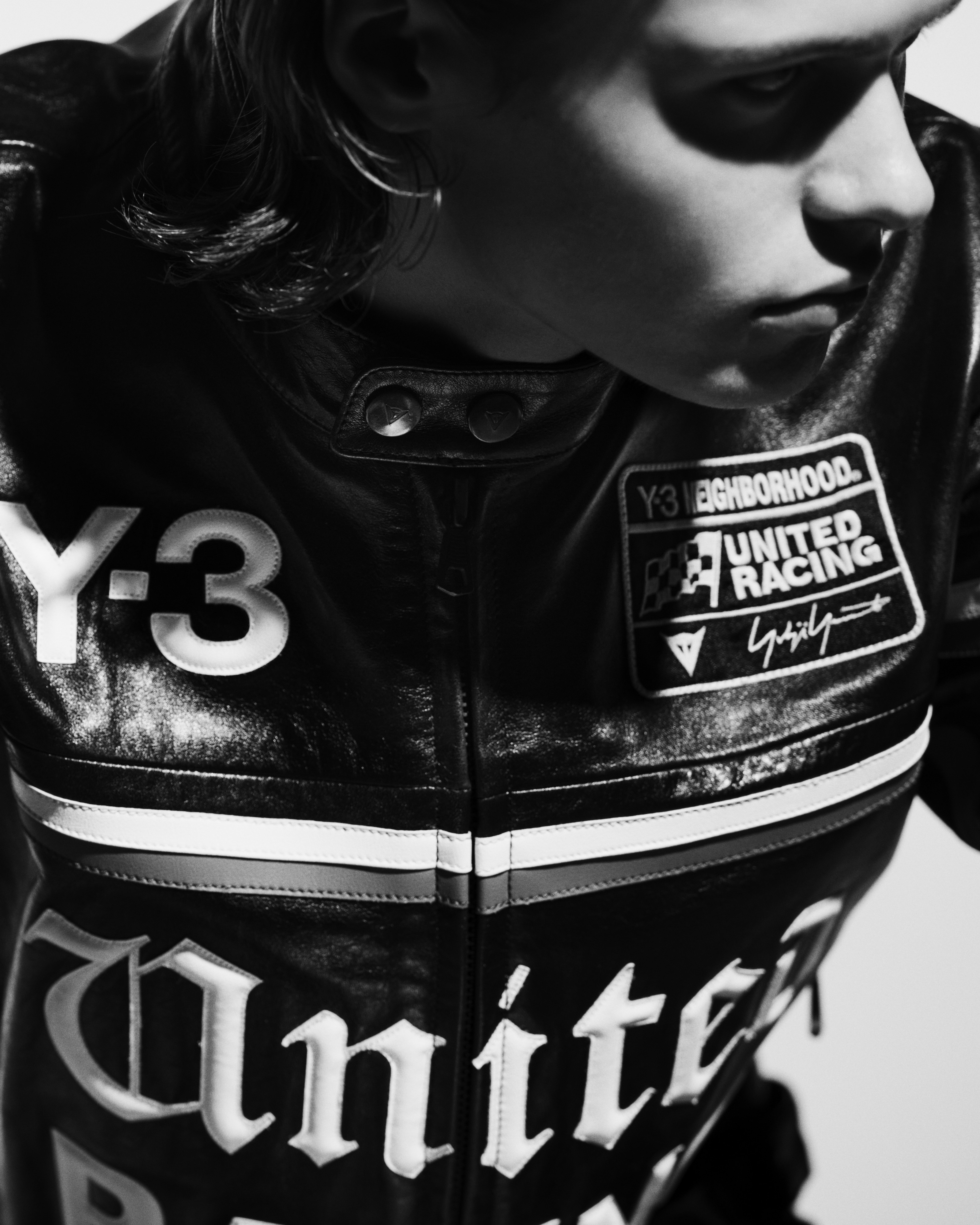 Y-3 NBHD LEATHER RACER JACKET_4