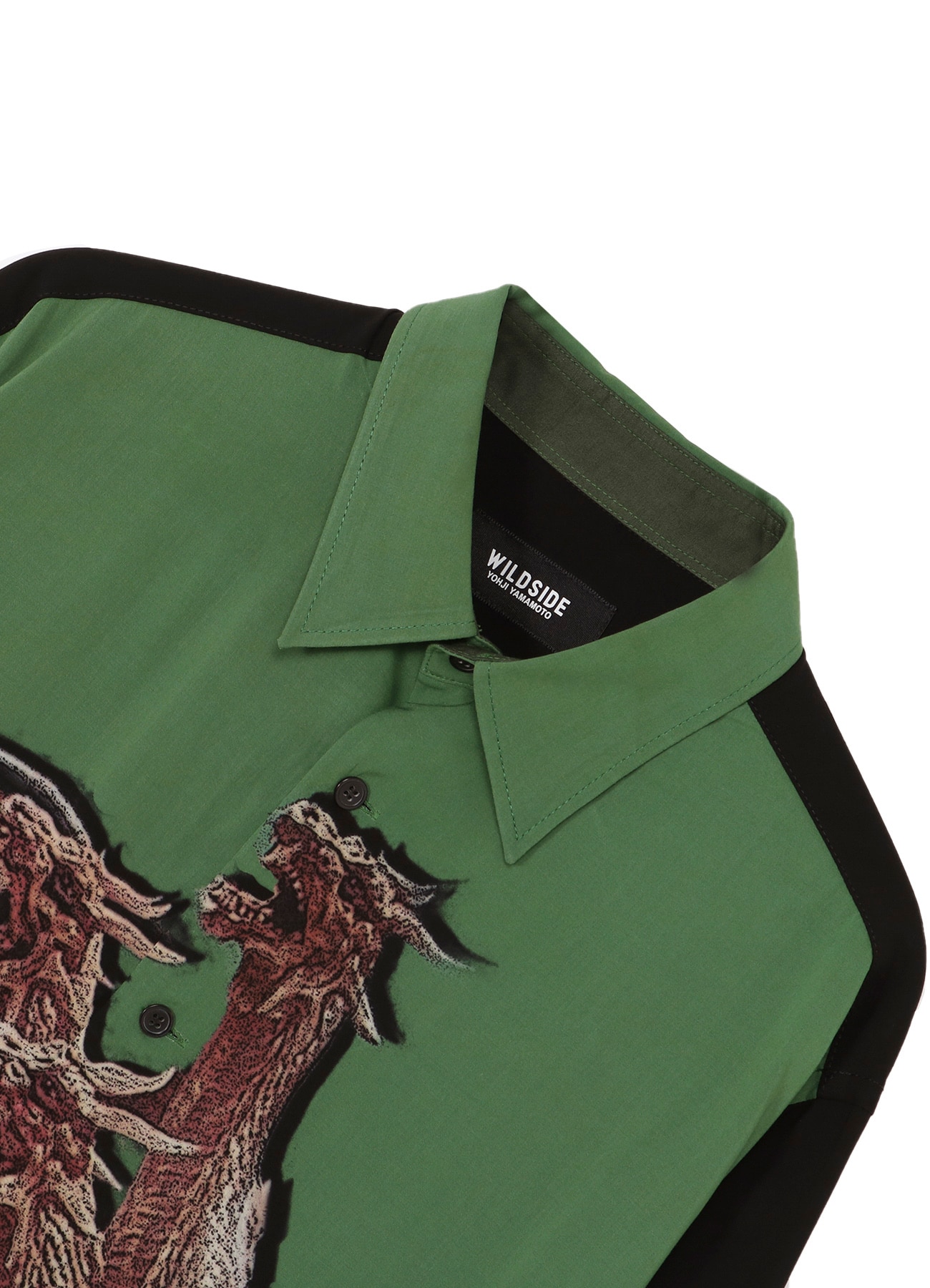 WILDSIDE × IZUMONSTER Graphic Rayon Shirt (King Ghidorah)_3