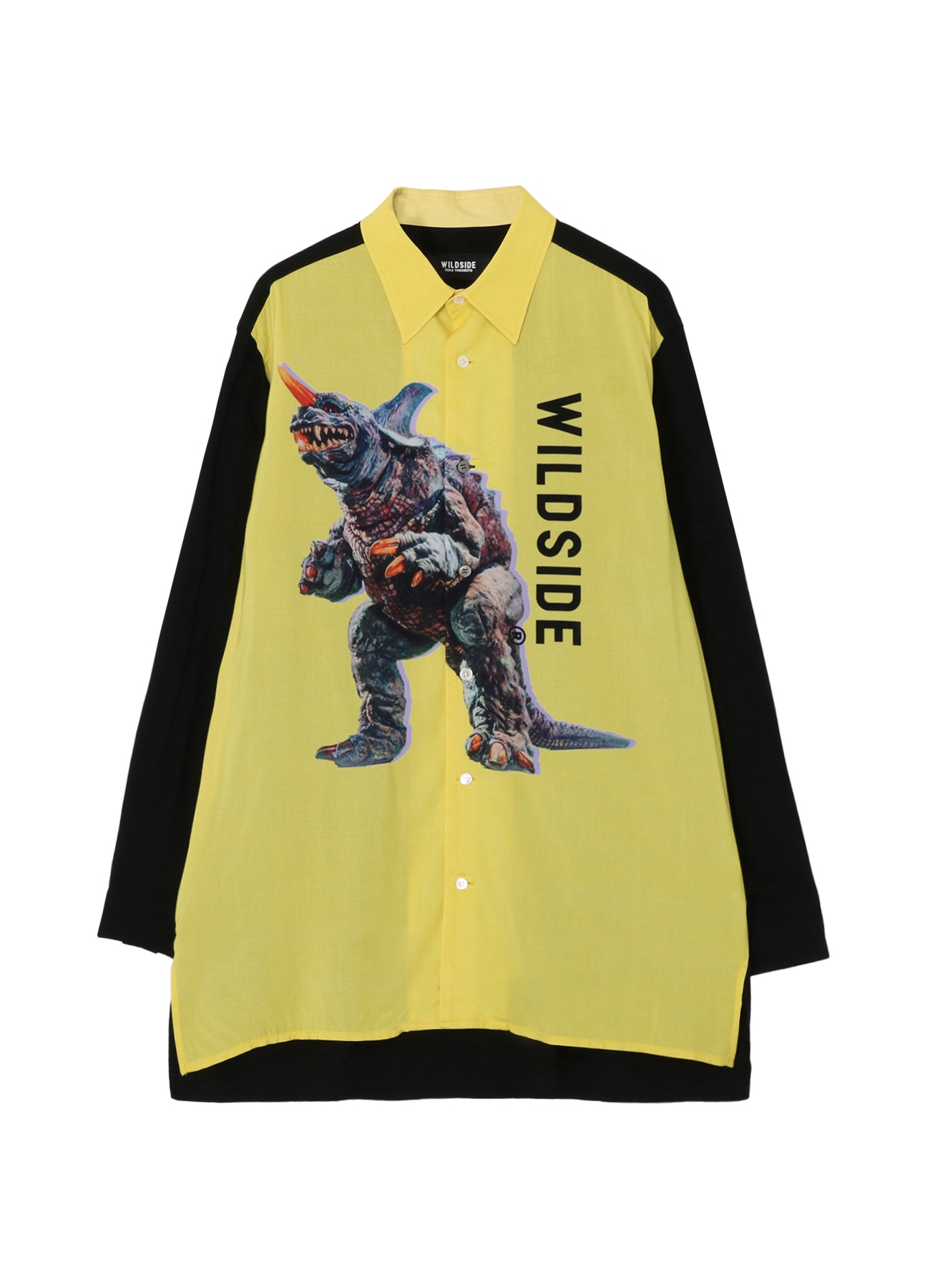 [6/11~ Pre-sale at Hankyu Men's Tokyo / 6/18~ General Release] WILDSIDE x IZUMONSTER Graphic Rayon Shirt (Baragon)