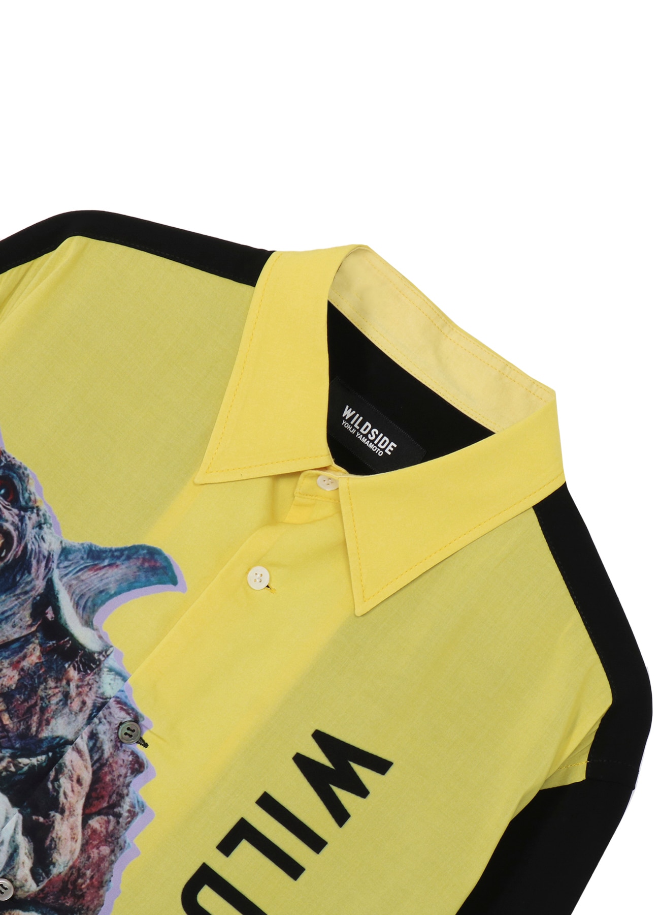 WILDSIDE × IZUMONSTER Graphic Rayon Shirt (Baragon)(FREE