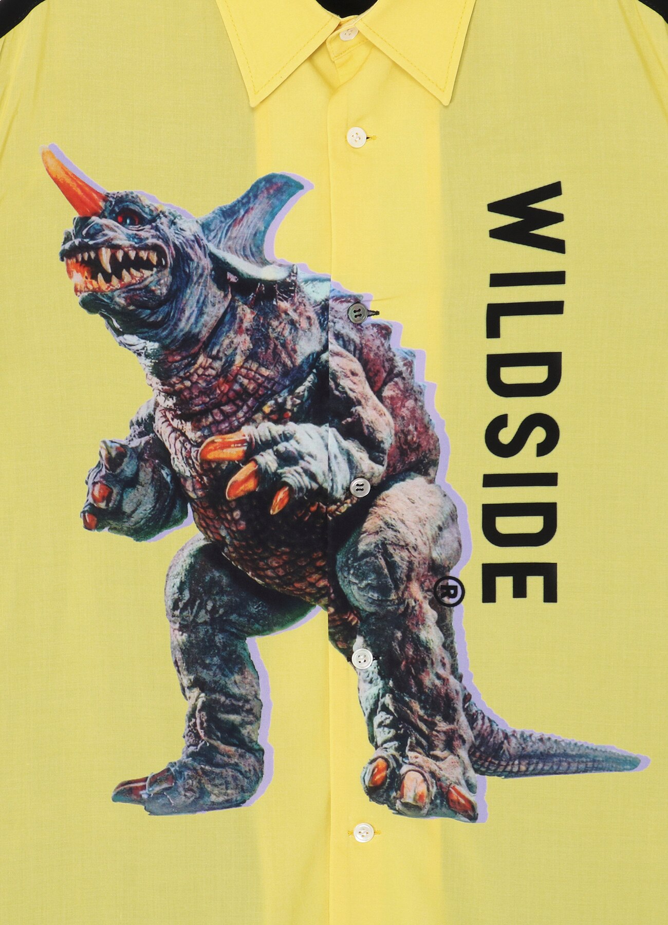 WILDSIDE × IZUMONSTER Graphic Rayon Shirt (Baragon)_6