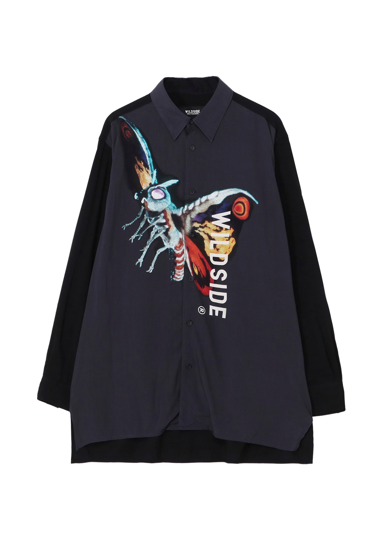 [6/11~ Pre-sale at Hankyu Men's Tokyo / 6/18~ General Release] WILDSIDE x IZUMONSTER Graphic Rayon Shirt (Mothra)