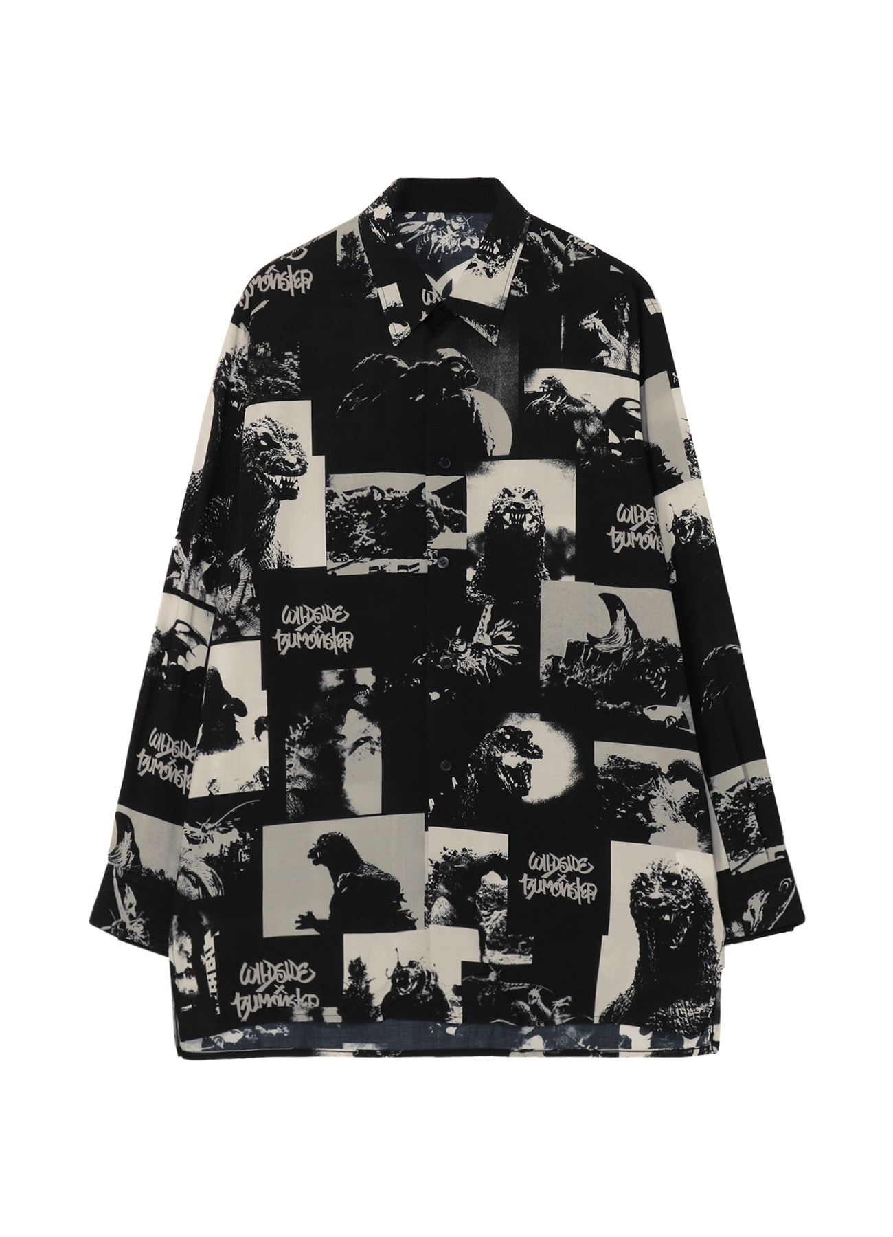 [6/11~ Pre-sale at Hankyu Men's Tokyo / 6/18~ General Release] WILDSIDE x IZUMONSTER All-over Print Rayon Shirt