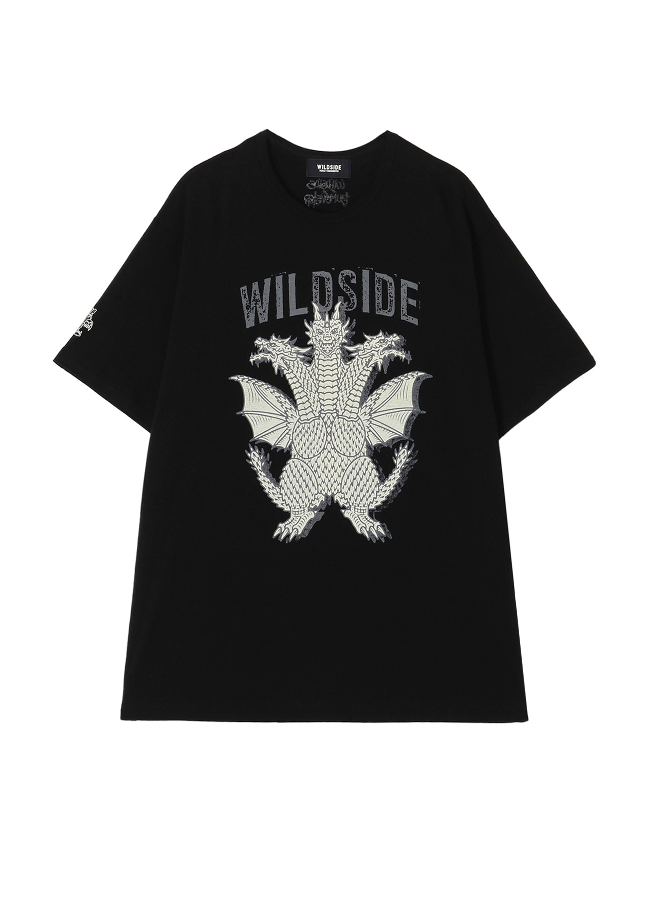 [6/11~ Pre-sale at Hankyu Men's Tokyo / 6/18~ General Release] WILDSIDE x IZUMONSTER Oversized T-Shirt (King Ghidorah)