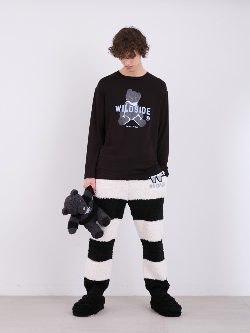 【WILDSIDE】ジェラートベアぬいぐるみ ヨウジヤマモト ジェラートピケ WILDSIDE × GELATO PIQUE Bear Stuffed Toy(FREE DarkGray