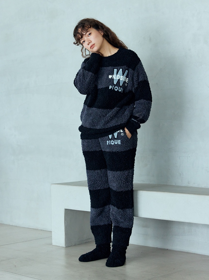 WILDSIDE × GELATO PIQUE Border Pullover (S-M size equivalent