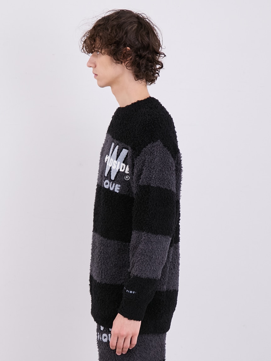 WILDSIDE GELATOPIQUE Collaboration ロンT WILDSIDE × GELATO PIQUE Border Pullover (S-M size equivalent