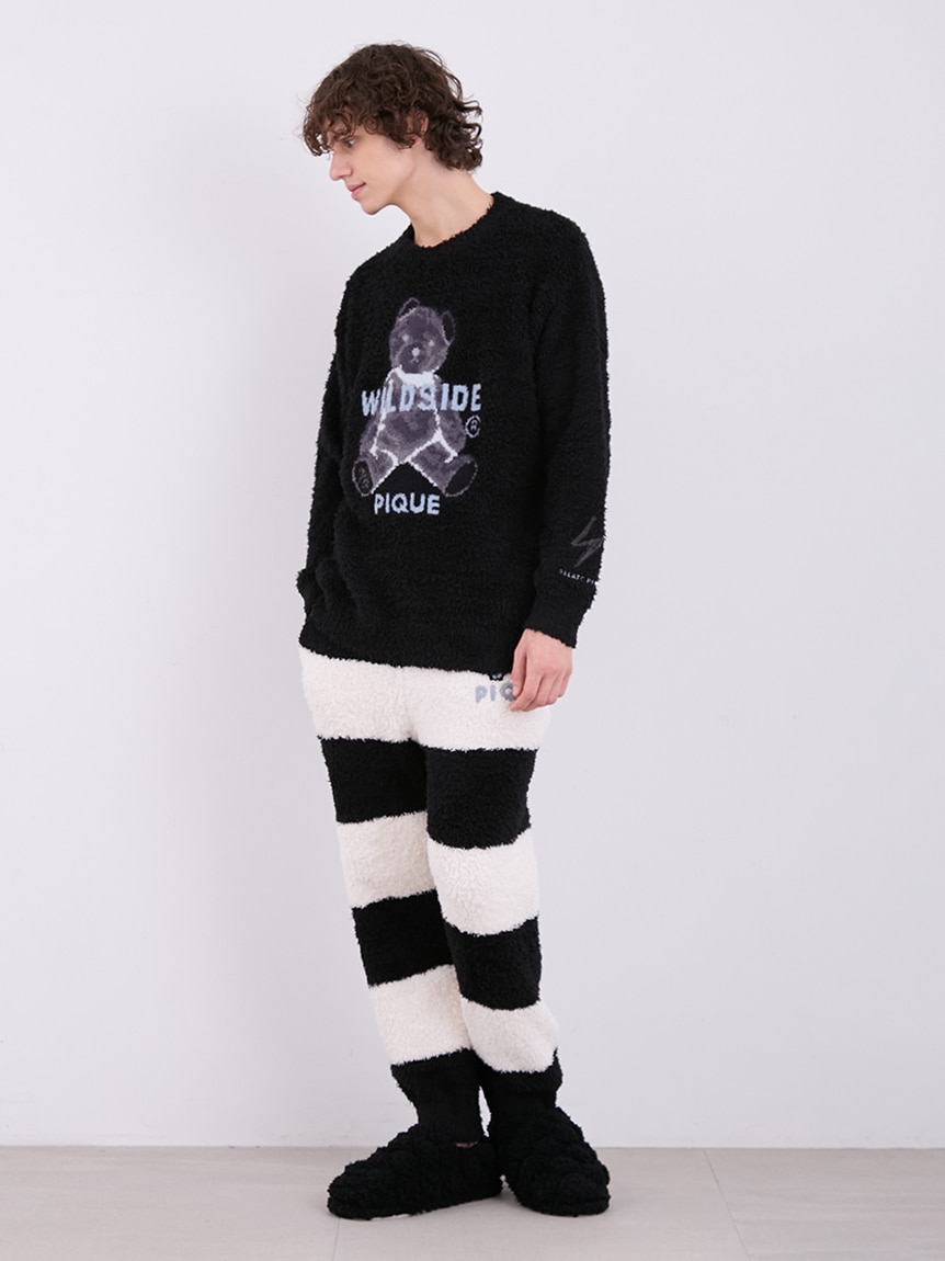 WILDSIDE × GELATO PIQUE Bear JQD Pullover (S-M size