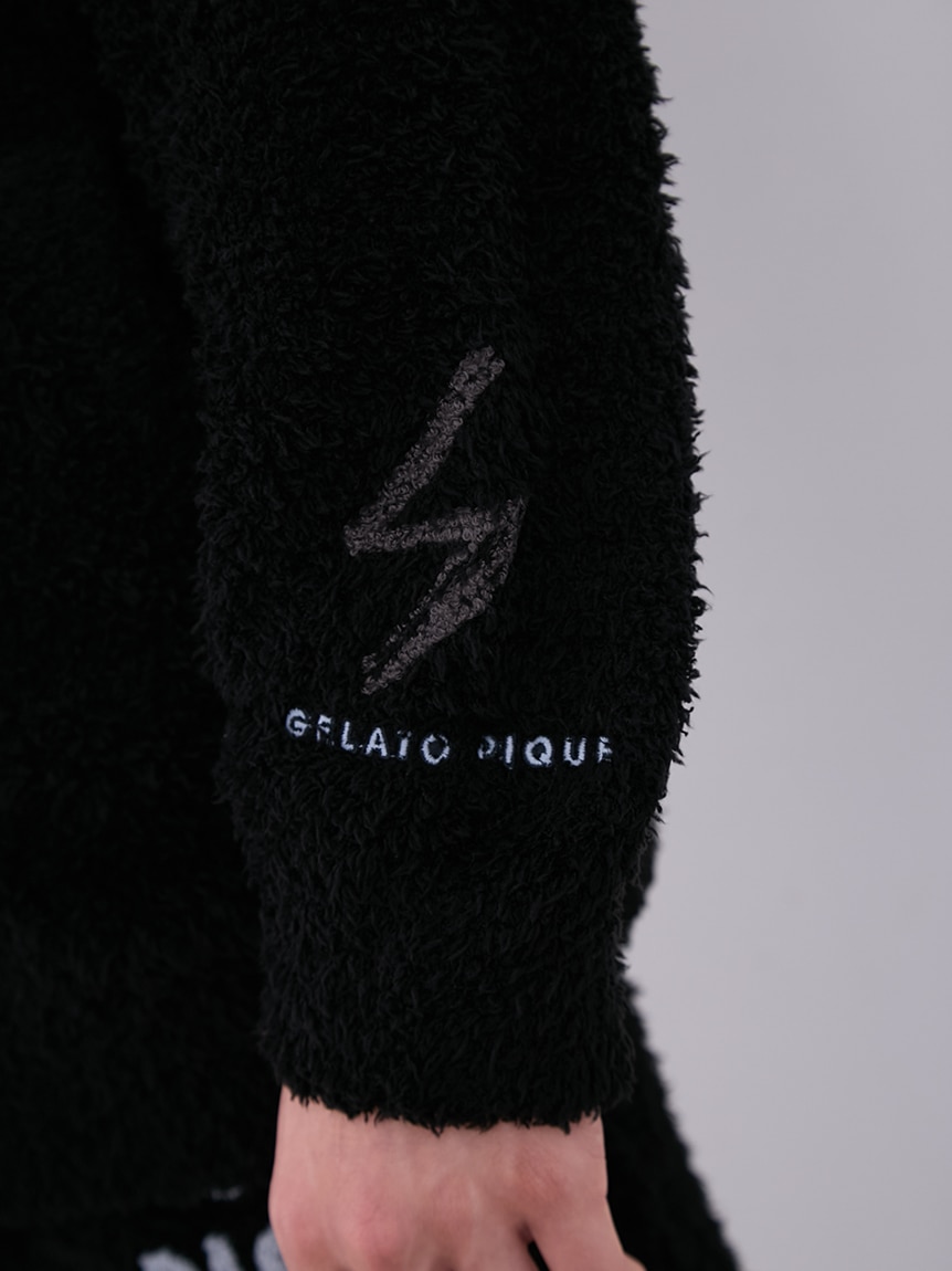 ジェラートピケ
スムーズィーフルーツジャガードプルオーバー&ショートパンツセット WILDSIDE × GELATO PIQUE JQD Cardigan(M-Lサイズ相当 Black