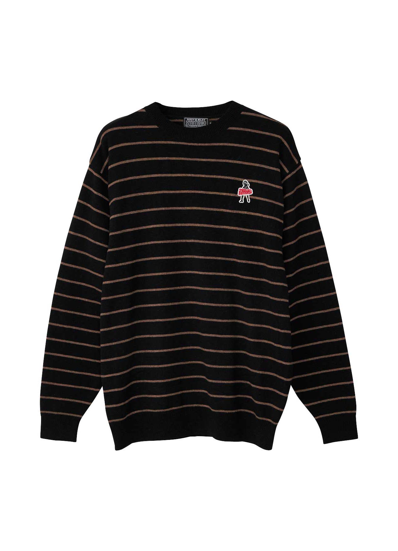 VIXEN GIRL Patch Border Sweater