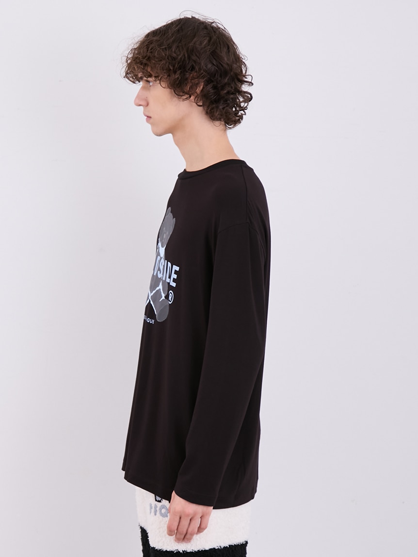 WILDSIDE × GELATO PIQUE Bear L/S T-Shirt (S-M size