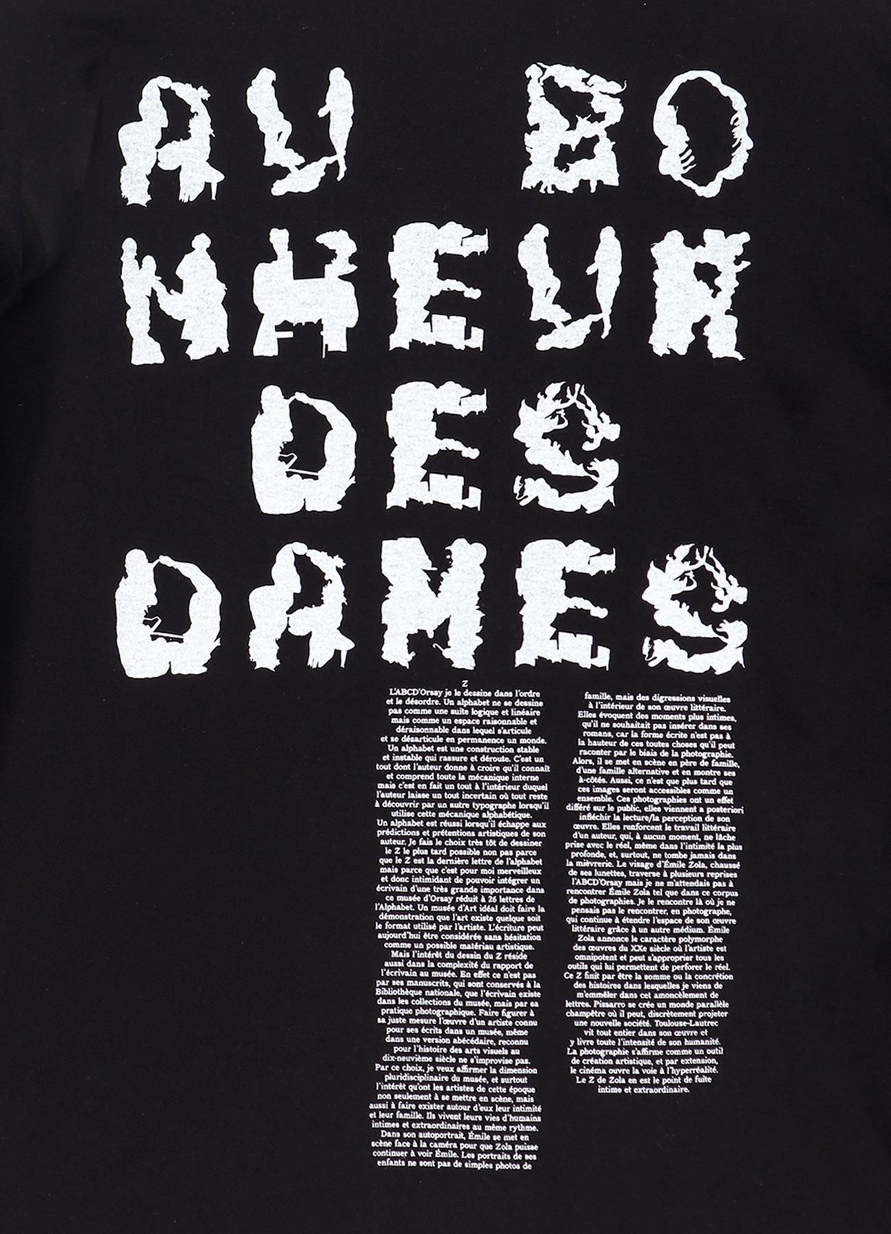 Yohji Yamamoto WILDSIDE x M/M(Paris) 国内買付 ARTWORK T Zola WILDSIDE × M/M(Paris) ARTWORKS SERIES LS T-SHIRT(Emile Zola