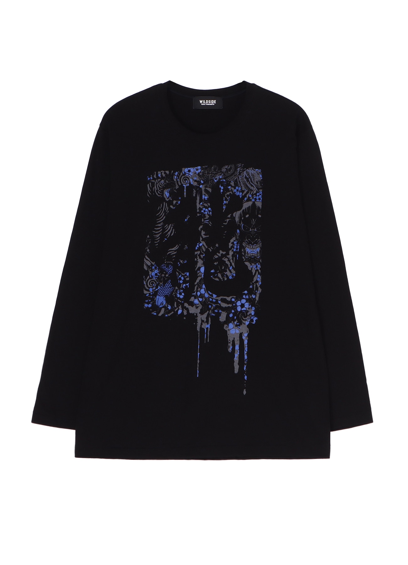 【10/19 12:00(JST) Release】WILDSIDE × 龍が如くスタジオ L/S T-Shirt(Blue)