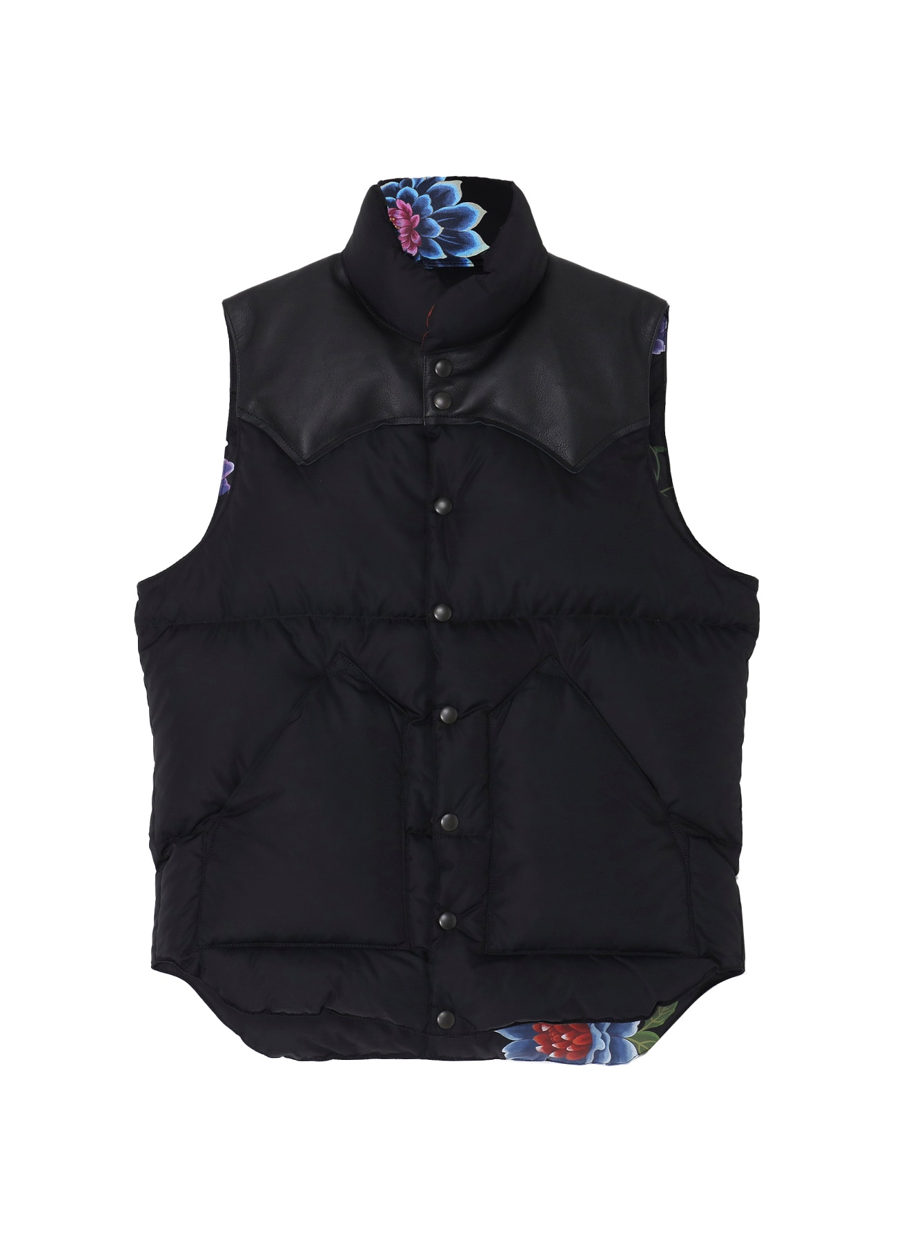 WILDSIDE × Rocky Mountain Featherbed Down Vest(BLACK)