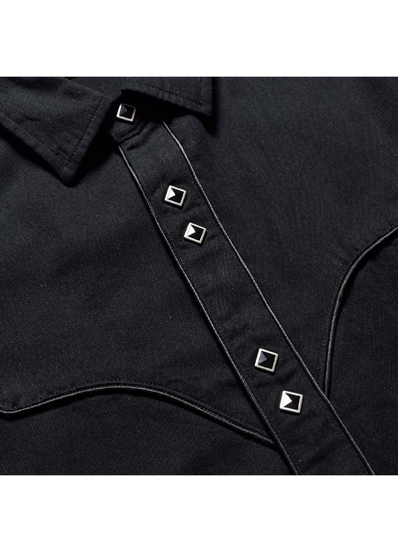 B.Denim Piping Trim Western SH			 			_5