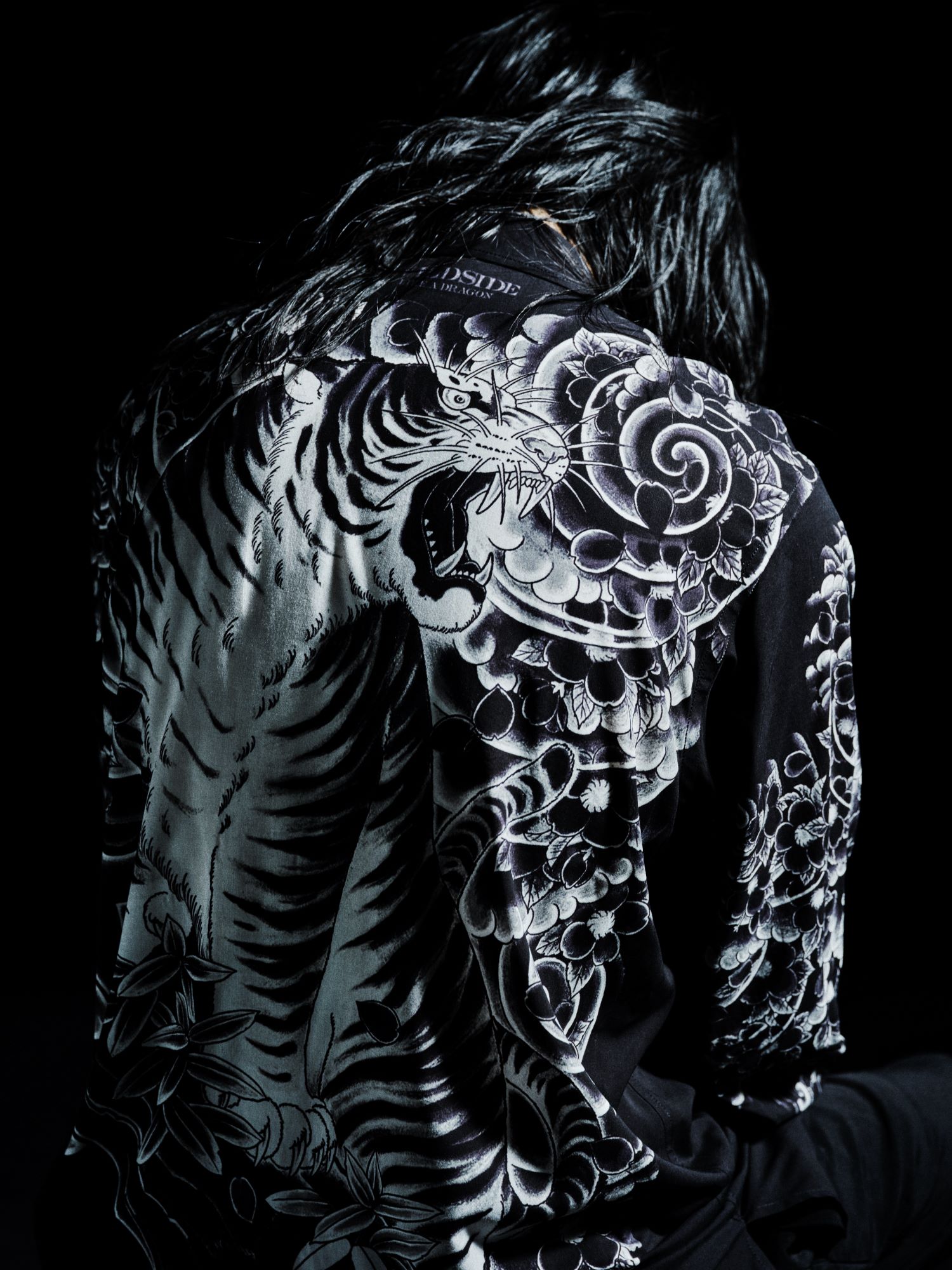WILDSIDE × RYU GA GOTOKU STUDIO Rayon Shirt (Tiger)(FREE WILDSIDE × RYU GA GOTOKU STUDIO Rayon Shirt (Tiger)(FREE