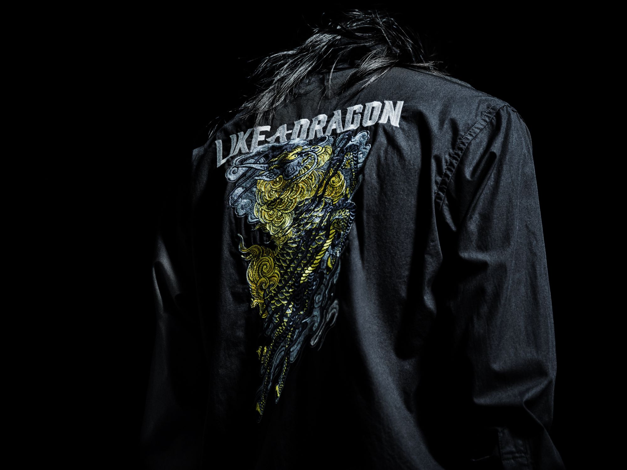 WILDSIDE × RYU GA GOTOKU STUDIO Cotton Embroidery Shirt (kylin)_1