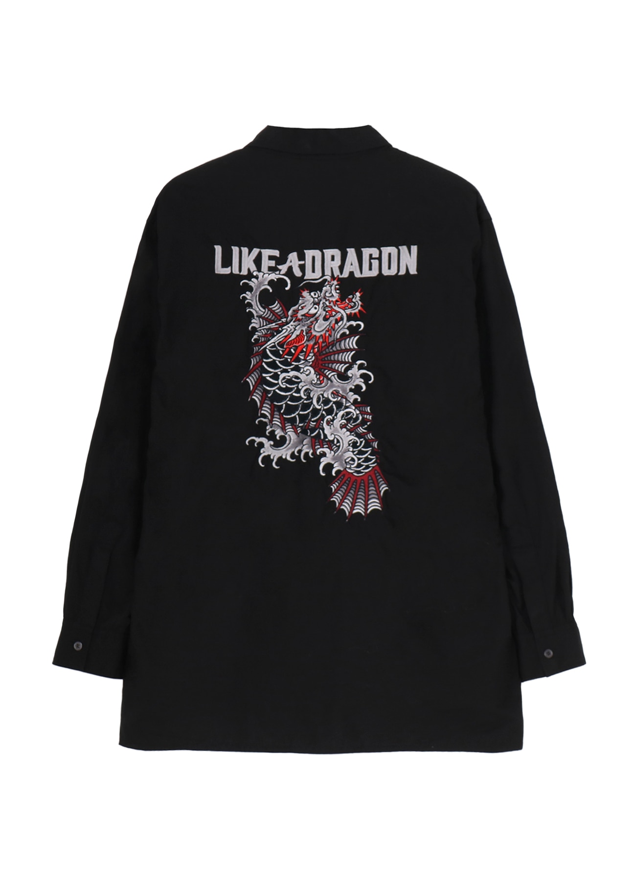 WILDSIDE × RYU GA GOTOKU STUDIO Cotton Embroidery Shirt (Dragon Fish)_2