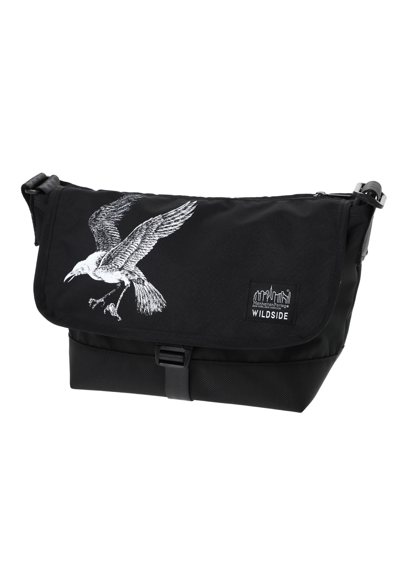 [6/28 12:00(JST) release]WILDSIDE × Manhattan Portage BLACK LABEL STANDARD MESSENGER BAG(XS)