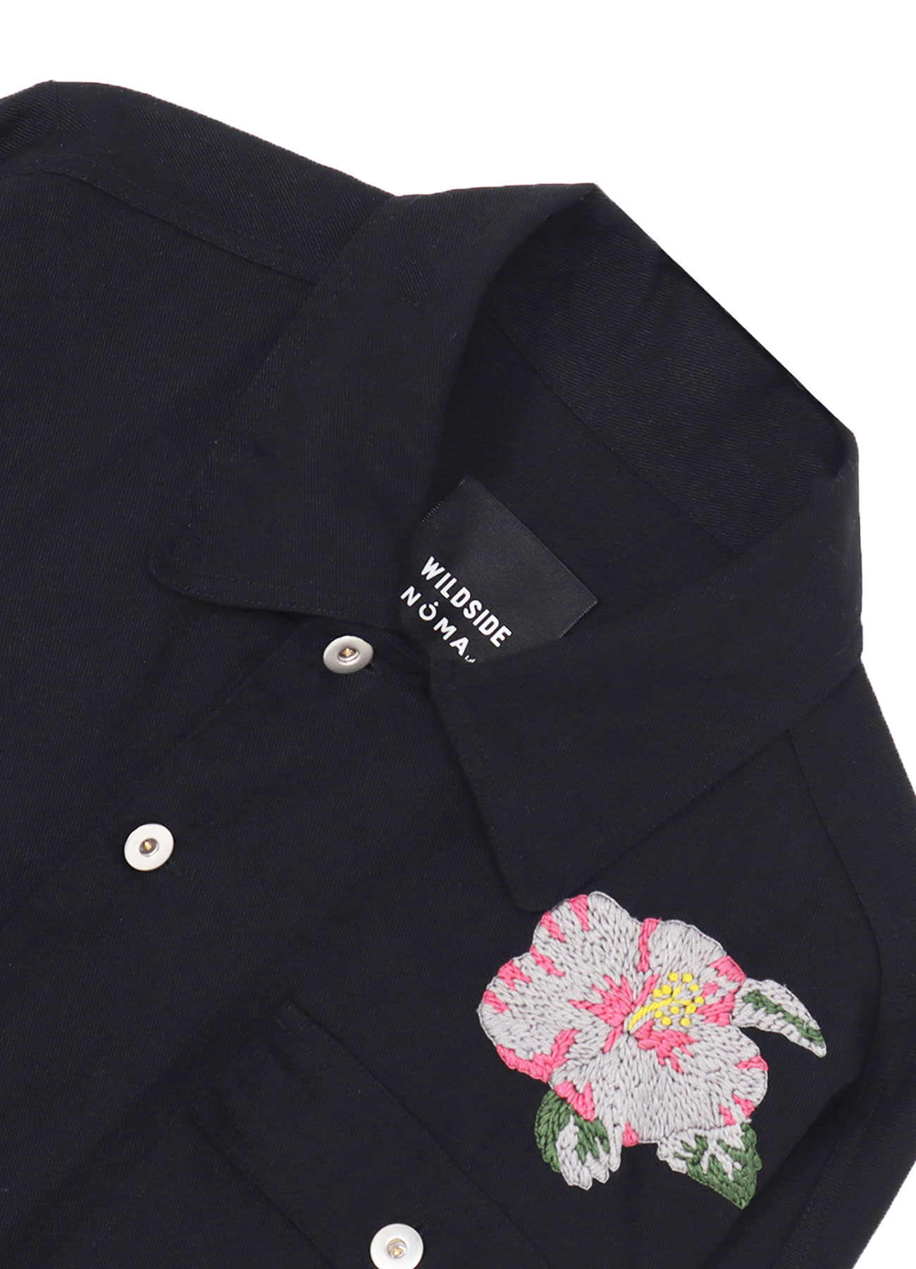 WILDSIDE × NOMARHYTHM TEXTILE Flower Embroidery Work Jacket_3
