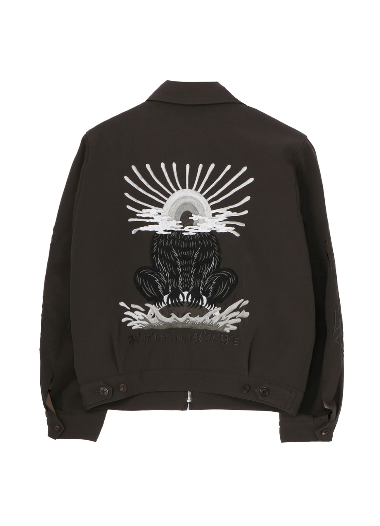 【新品未使用】WILDSIDE × MOSS STUDIO MATAGI WILDSIDE × MOSS STUDIO MATAGI JUMPER (Monochrome)(L Black