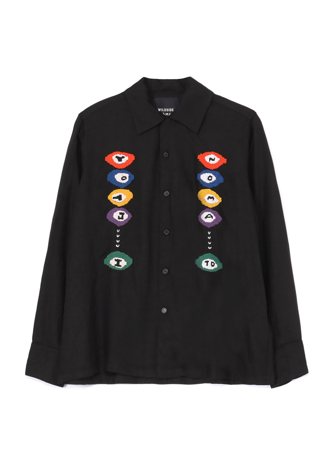 WILDSIDE × NOMA t.d. BILLIARDS HAND EMBROIDERY LS SHIRT