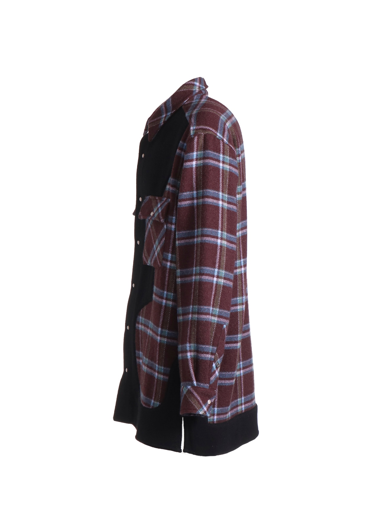 WILDSIDE × God's True Cashmere CASHMERE CHECK SHIRT(M