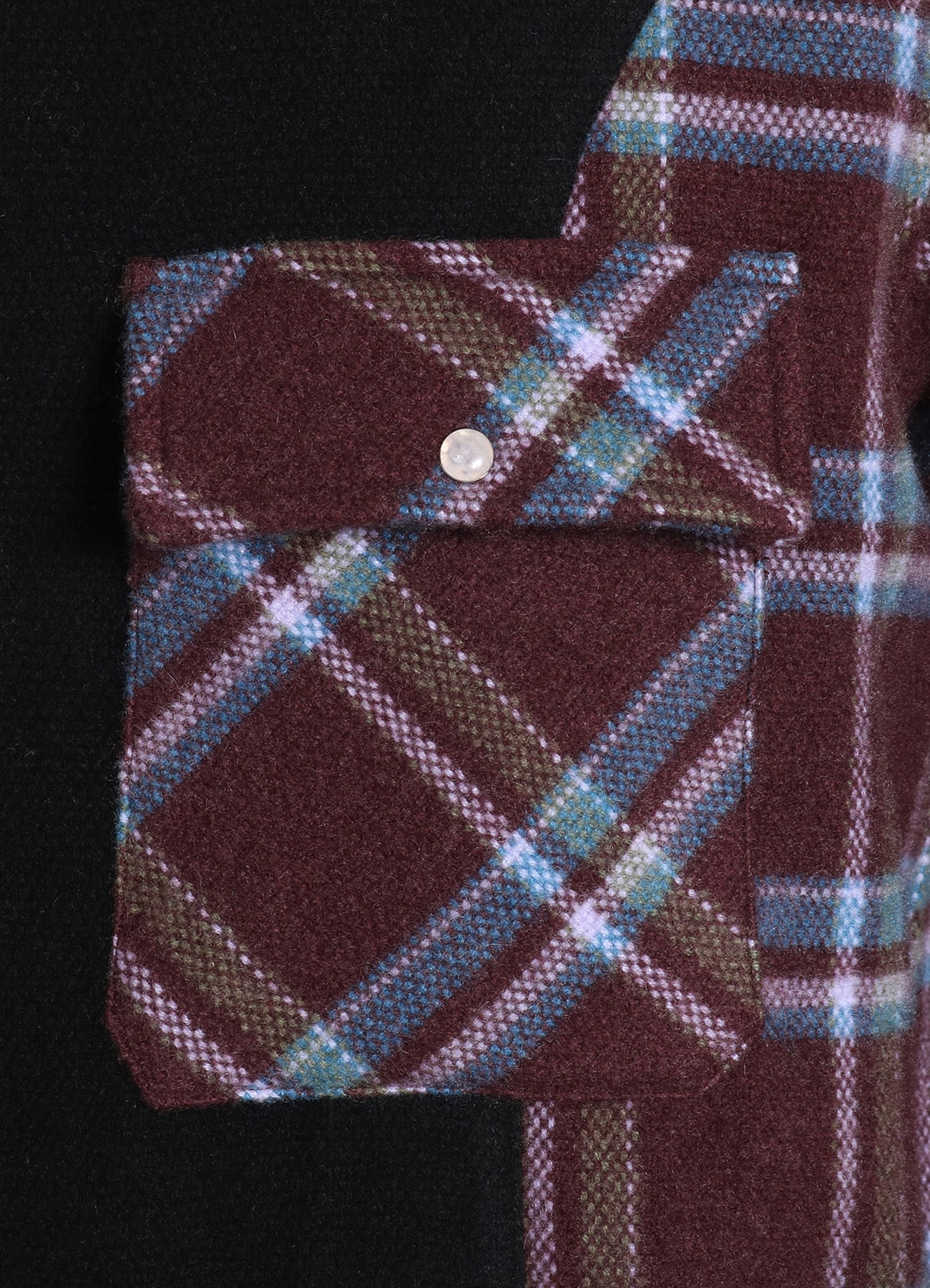 WILDSIDE × God's True Cashmere CASHMERE CHECK SHIRT(M