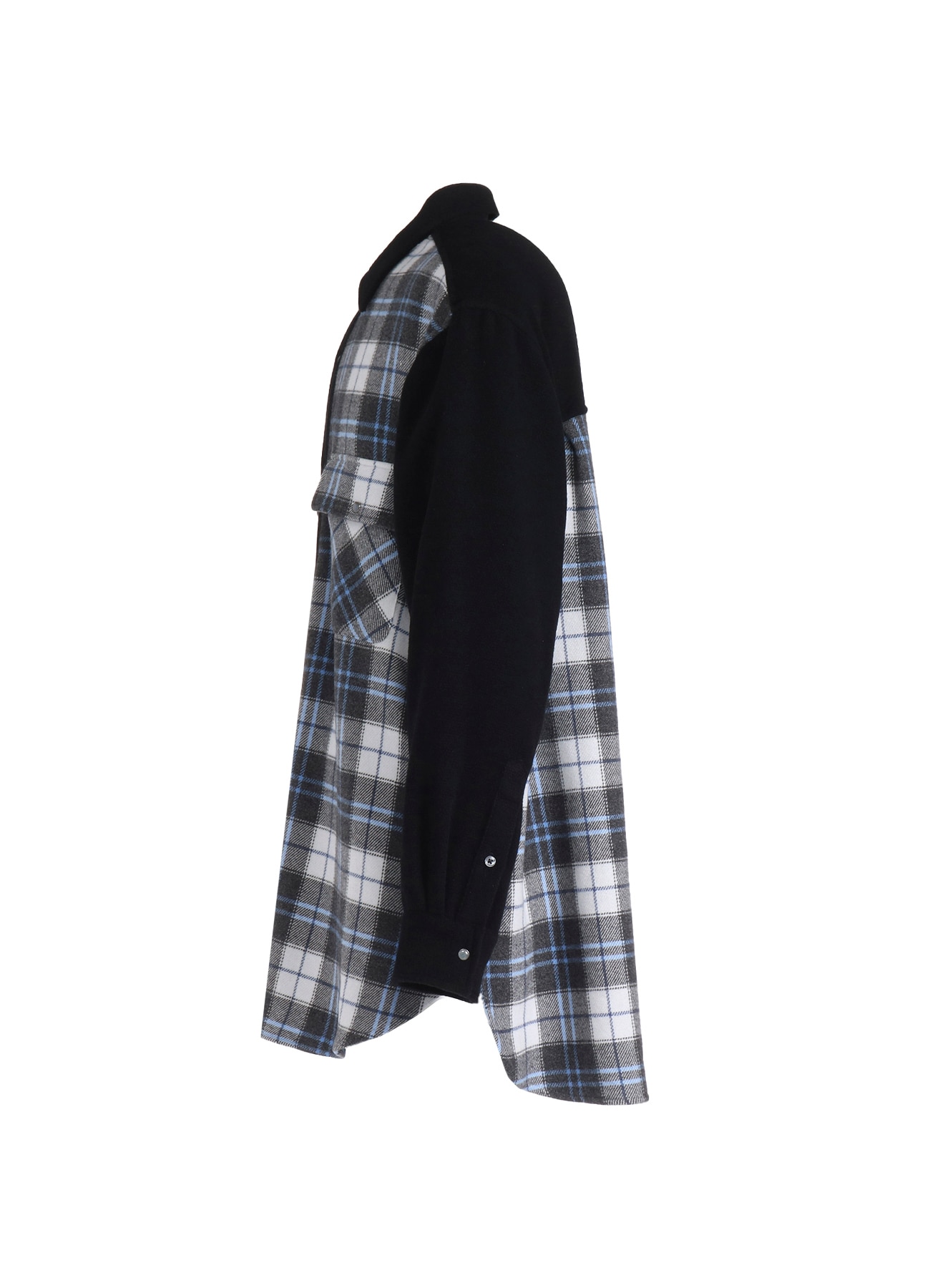 WILDSIDE × God's True Cashmere CASHMERE CHECK SHIRT A_2