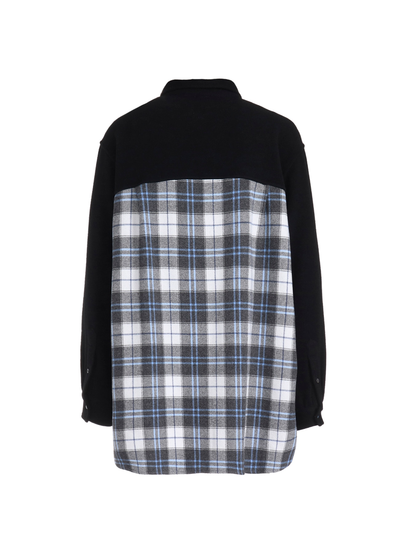 WILDSIDE × God's True Cashmere CASHMERE CHECK SHIRT A_3