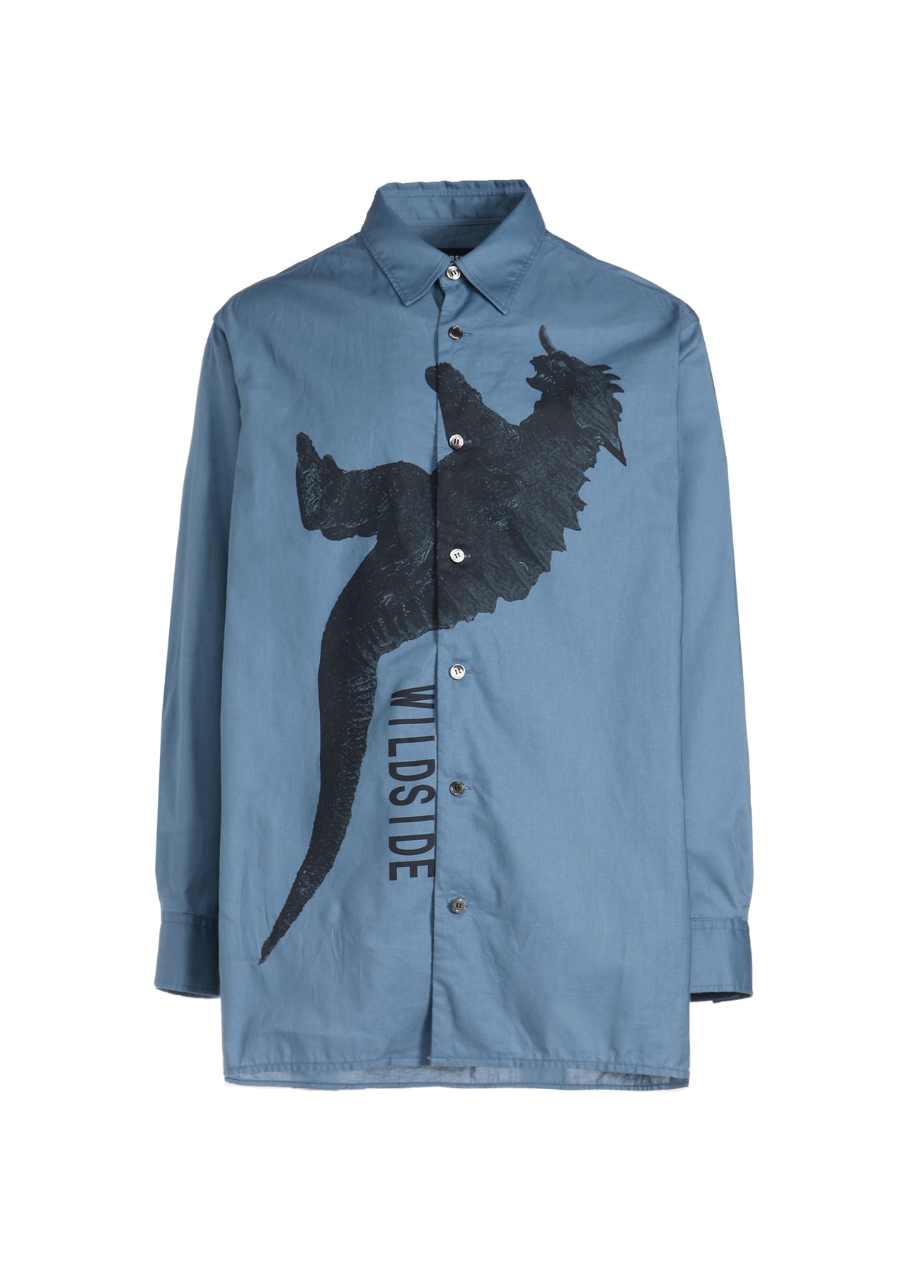 WILDSIDE × IZUMONSTER Blue Shirt(FREE SIZE Blue): IZUMONSTER