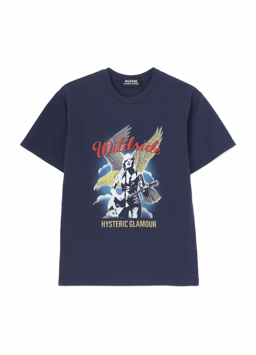 【4/20 12:00(JST) Release】WILDSIDE × HYSTERIC GLAMOUR T-Shirt