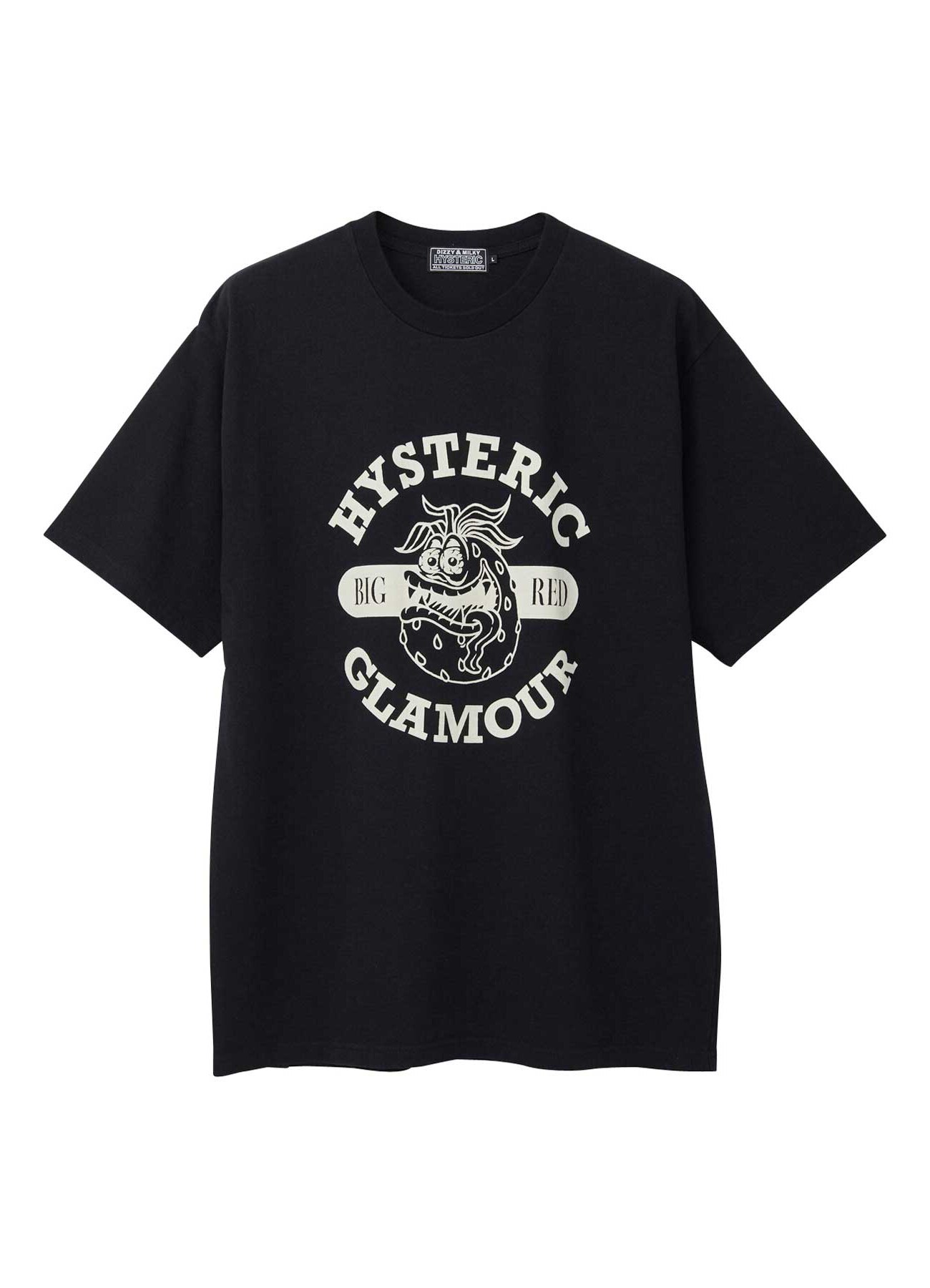 期間限定特価】 × GLAMOUR 【L】HYSTERIC WIND SHIRT/BLACK T S/S SEA