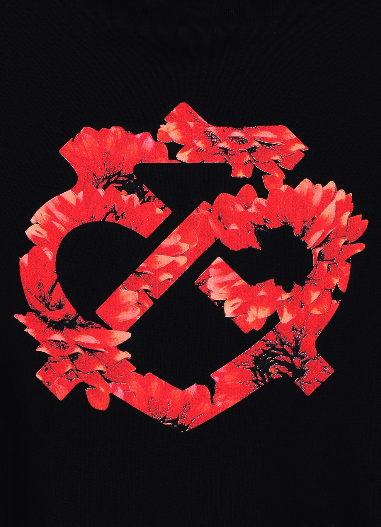 存在感を放つ【ヨウジヤマモト × シーバスリーガル】HOODIE WILDSIDE × CHIVAS REGAL RED FLOWER HOODIE(M BLACK): CHIVAS