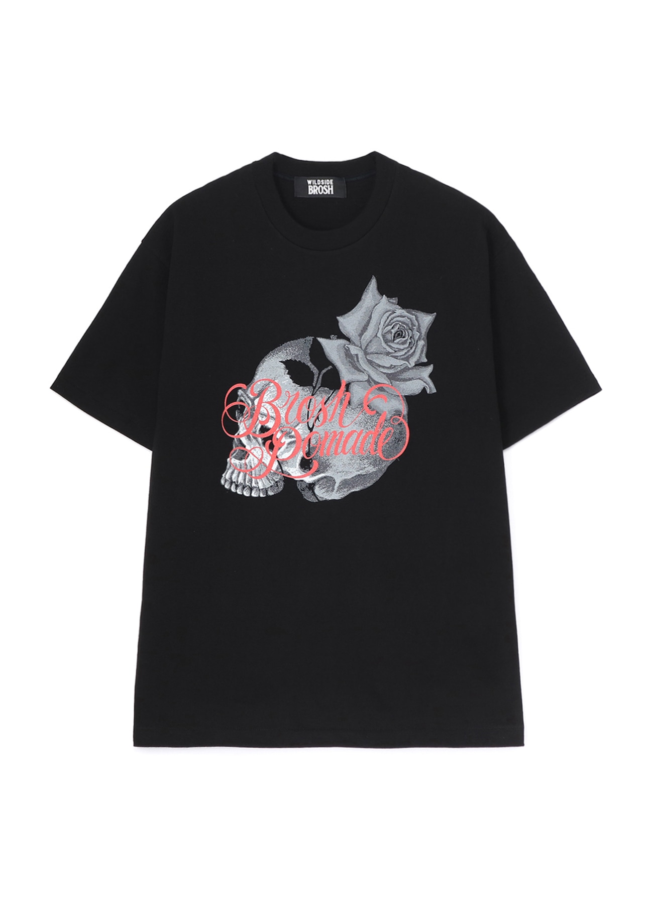 【5/25 12:00(JST) release】WILDSIDE × BROSH T-shirt (SCULLROSE)