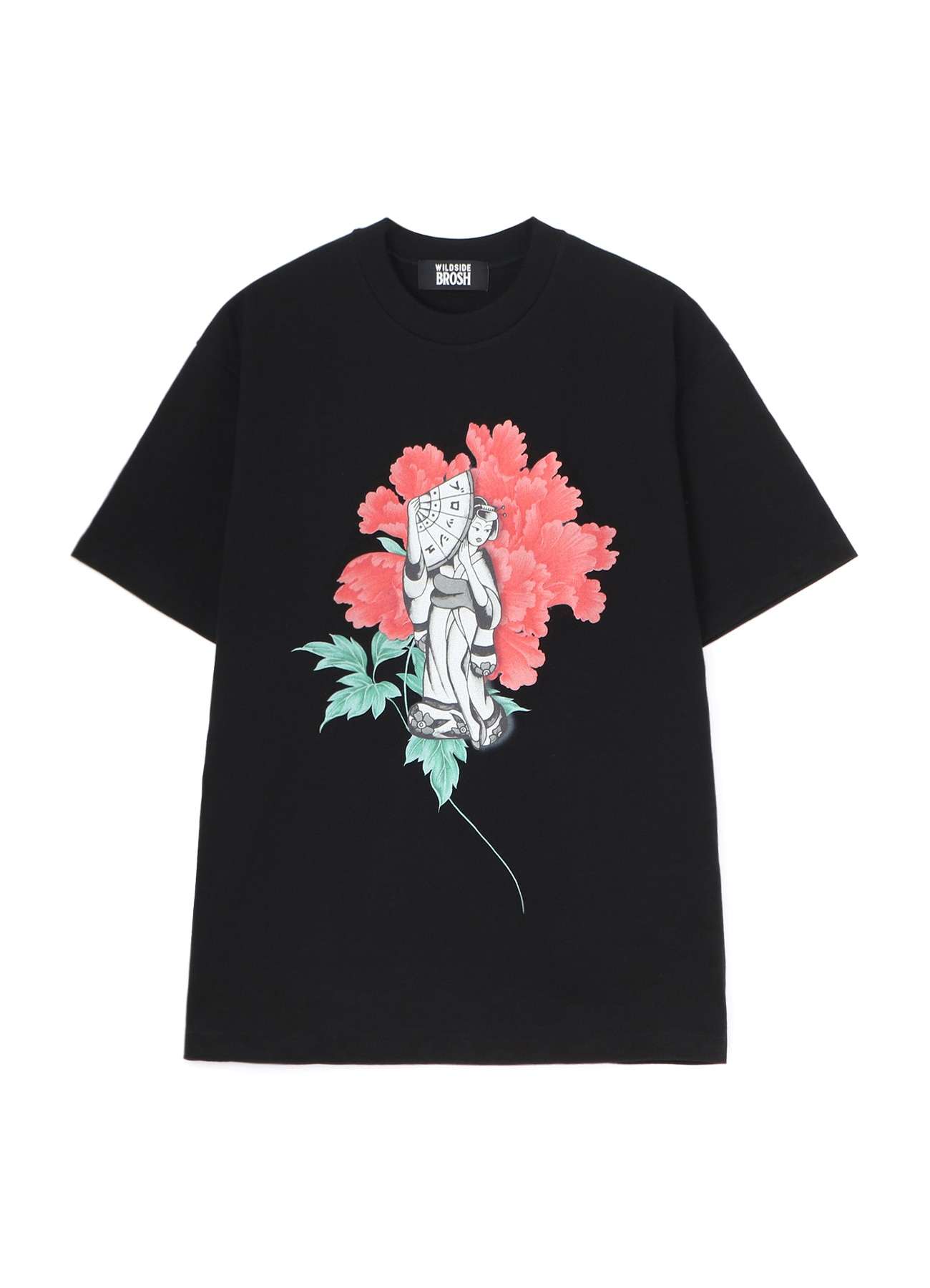 【5/25 12:00(JST) release】WILDSIDE × BROSH T-shirt (Peony)