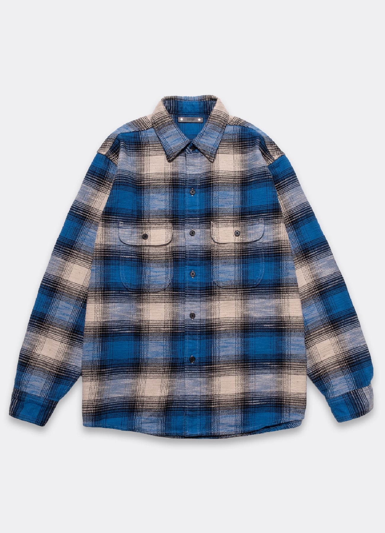 [17 Oct 12:00 JST release]Heavy Cotton Flannel Ombre Work Shirt_1