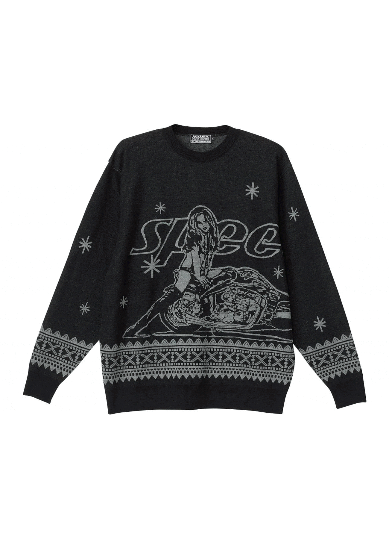 [3 Oct 12:00 JST release] SPEEDSTER Jacquard Sweater
