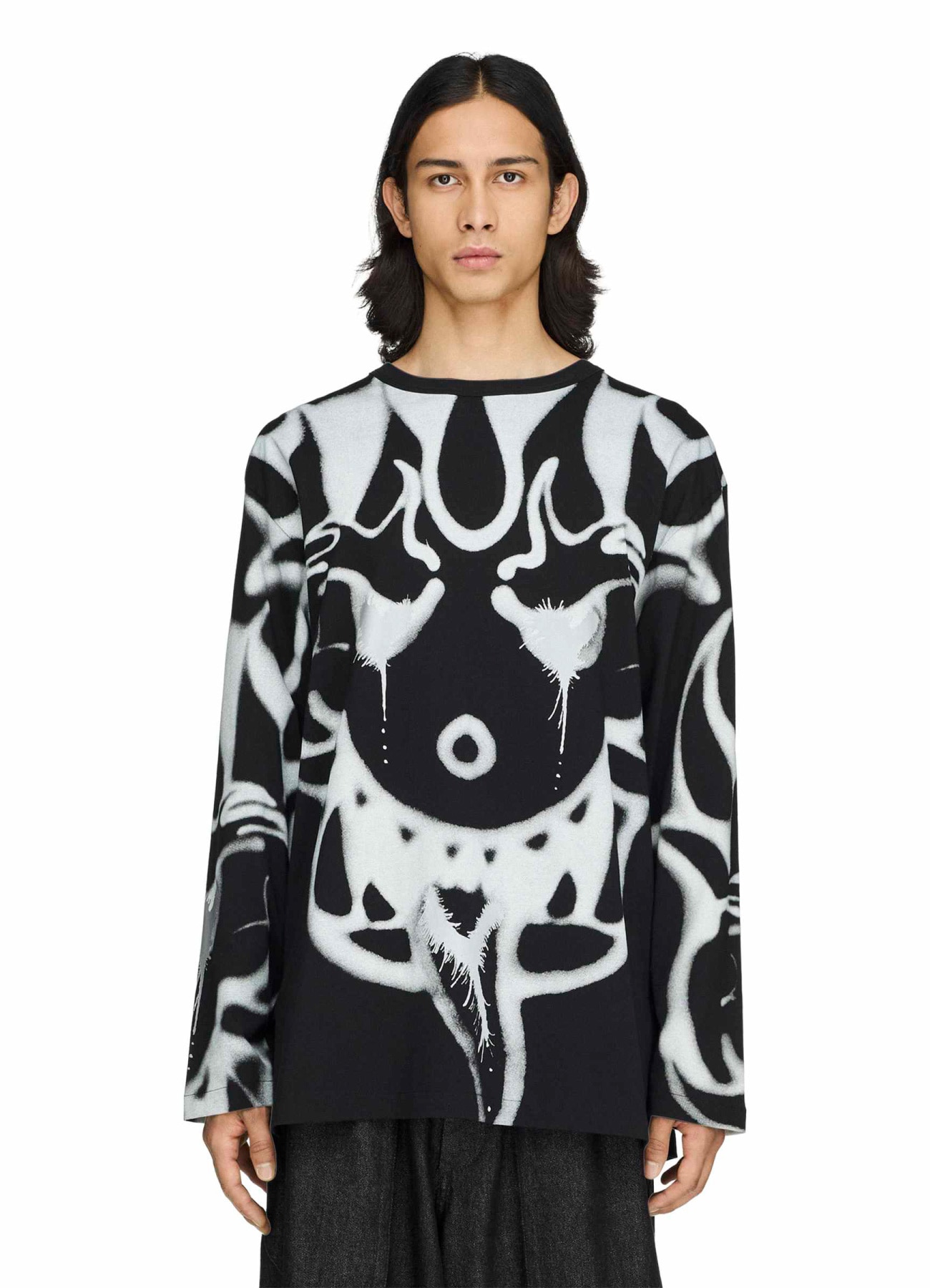 [8 Aug 12:00 JST release] Y-3 CHITO GRAPHIC LONG SLEEVE TEE_3