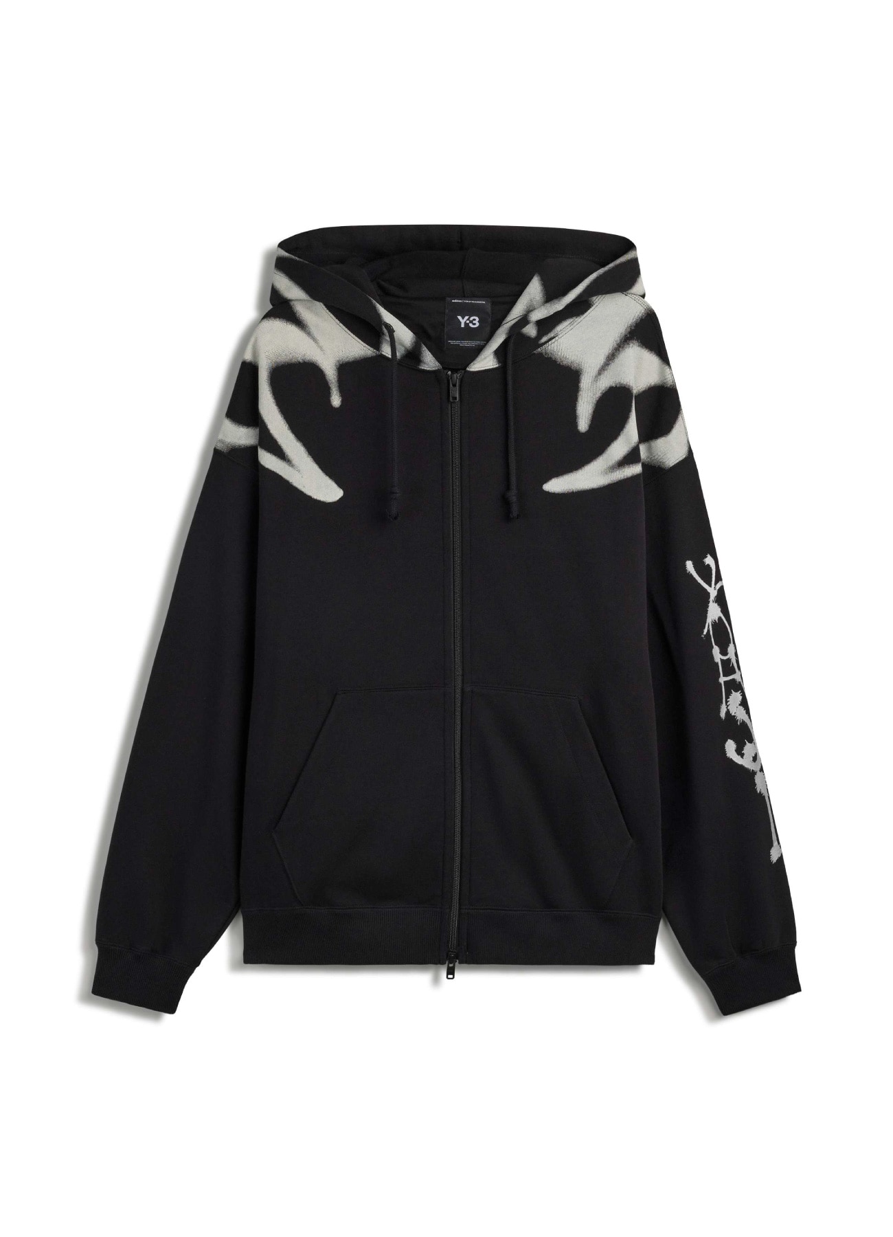 Y-3 CHITO GRAPHIC FRENCH TERRY ZIP HOODIE